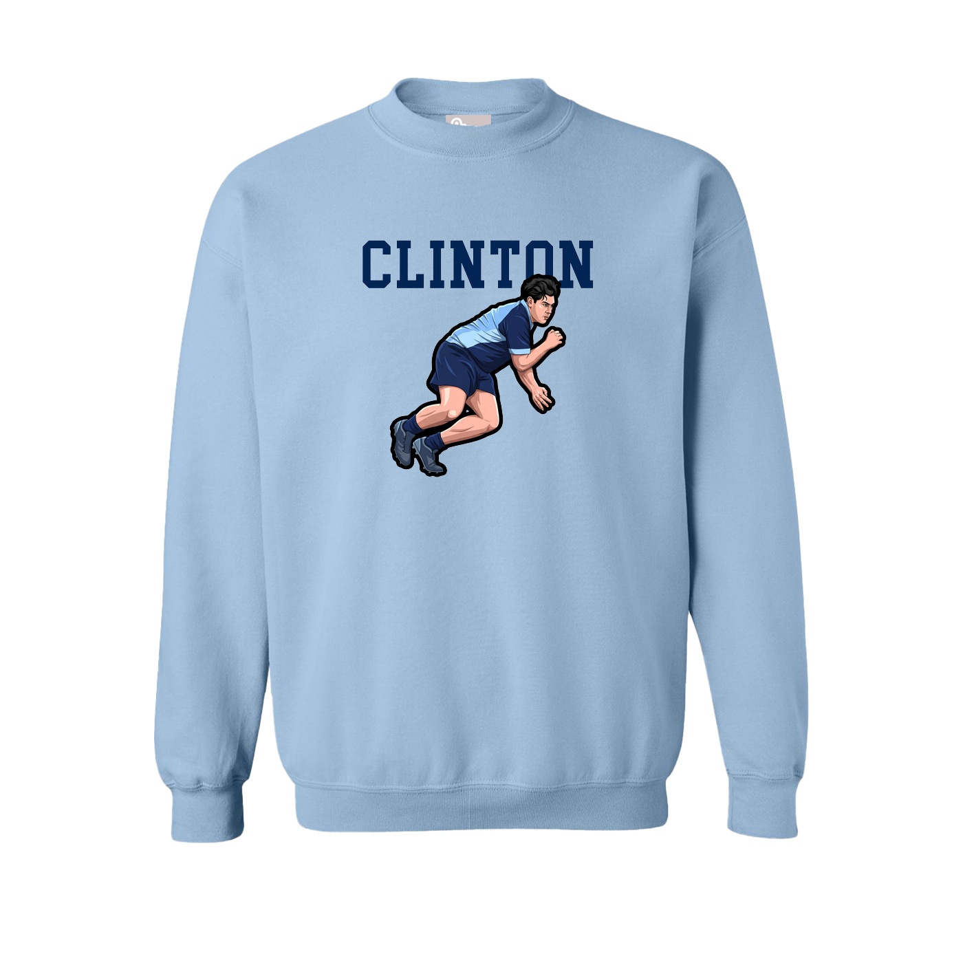 Fleece Crew — Shirsey in Light Blue
