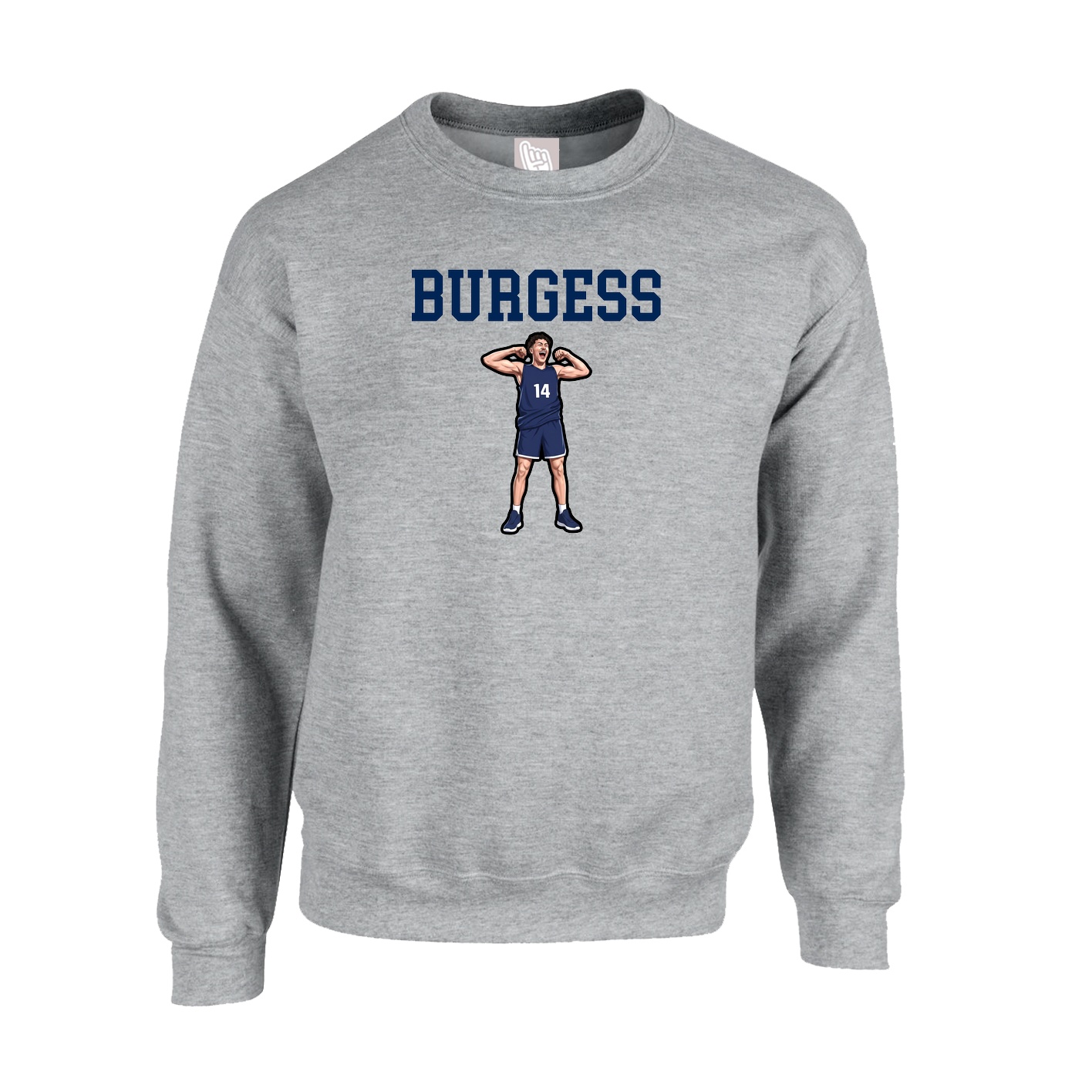 Fleece Crew — Shirsey in Grey