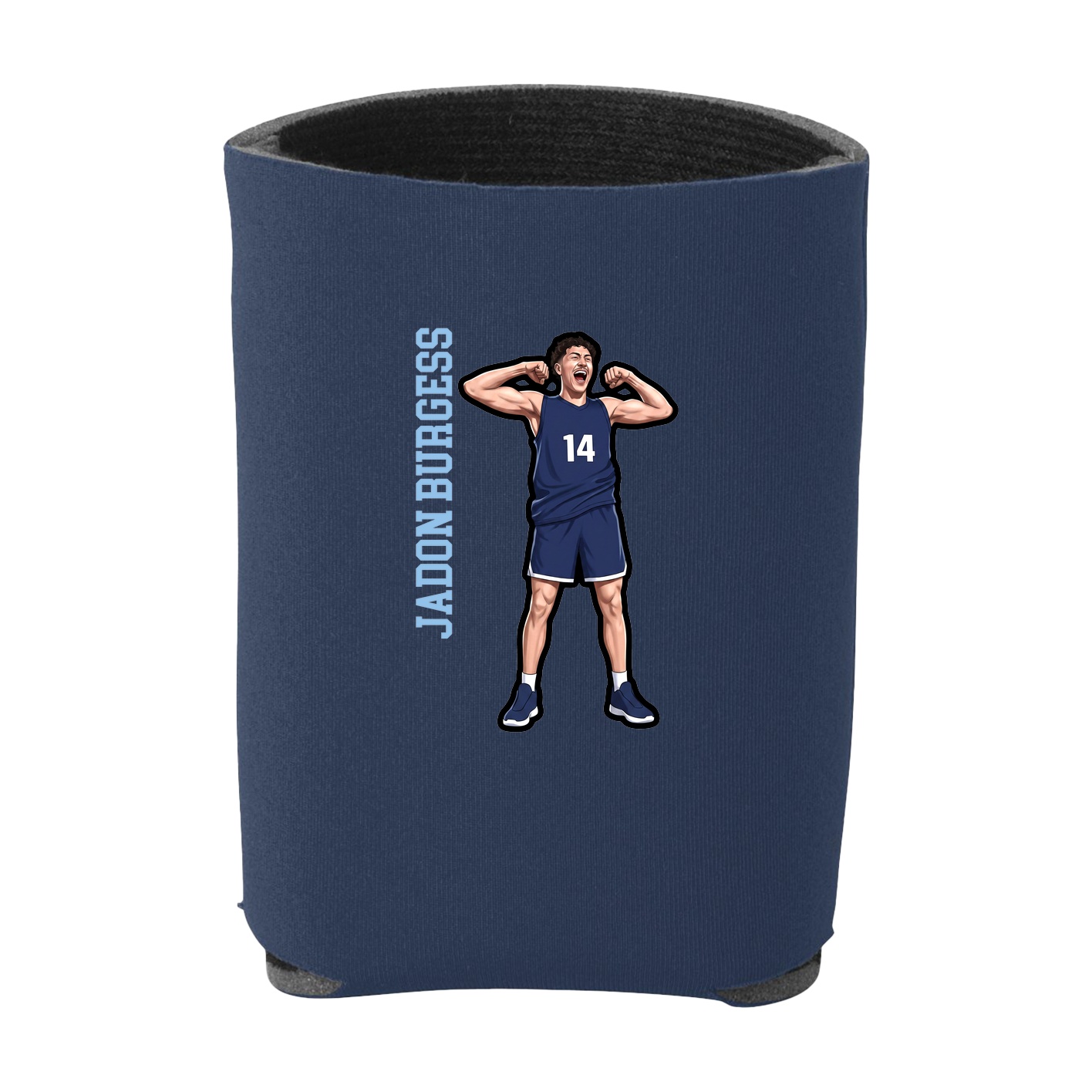 Can Holder — Name Vertical in Navy