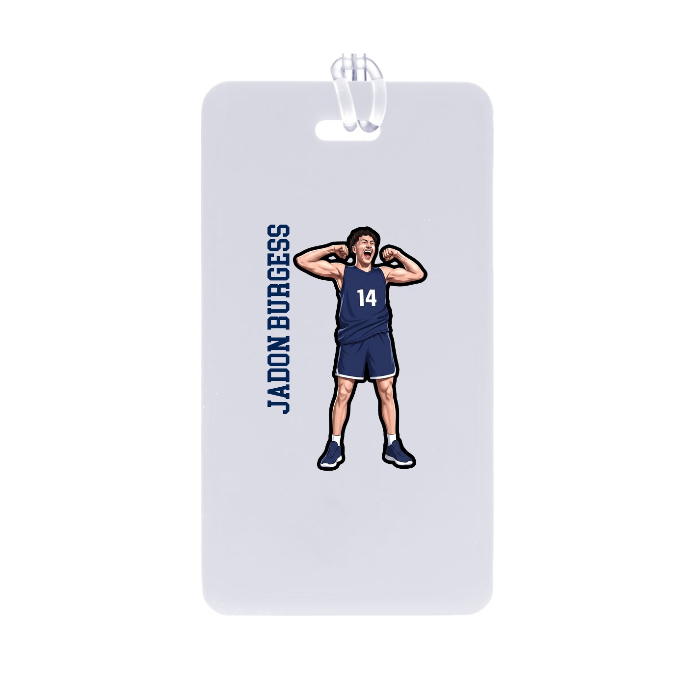 Bag Tag — Name Vertical in Classic