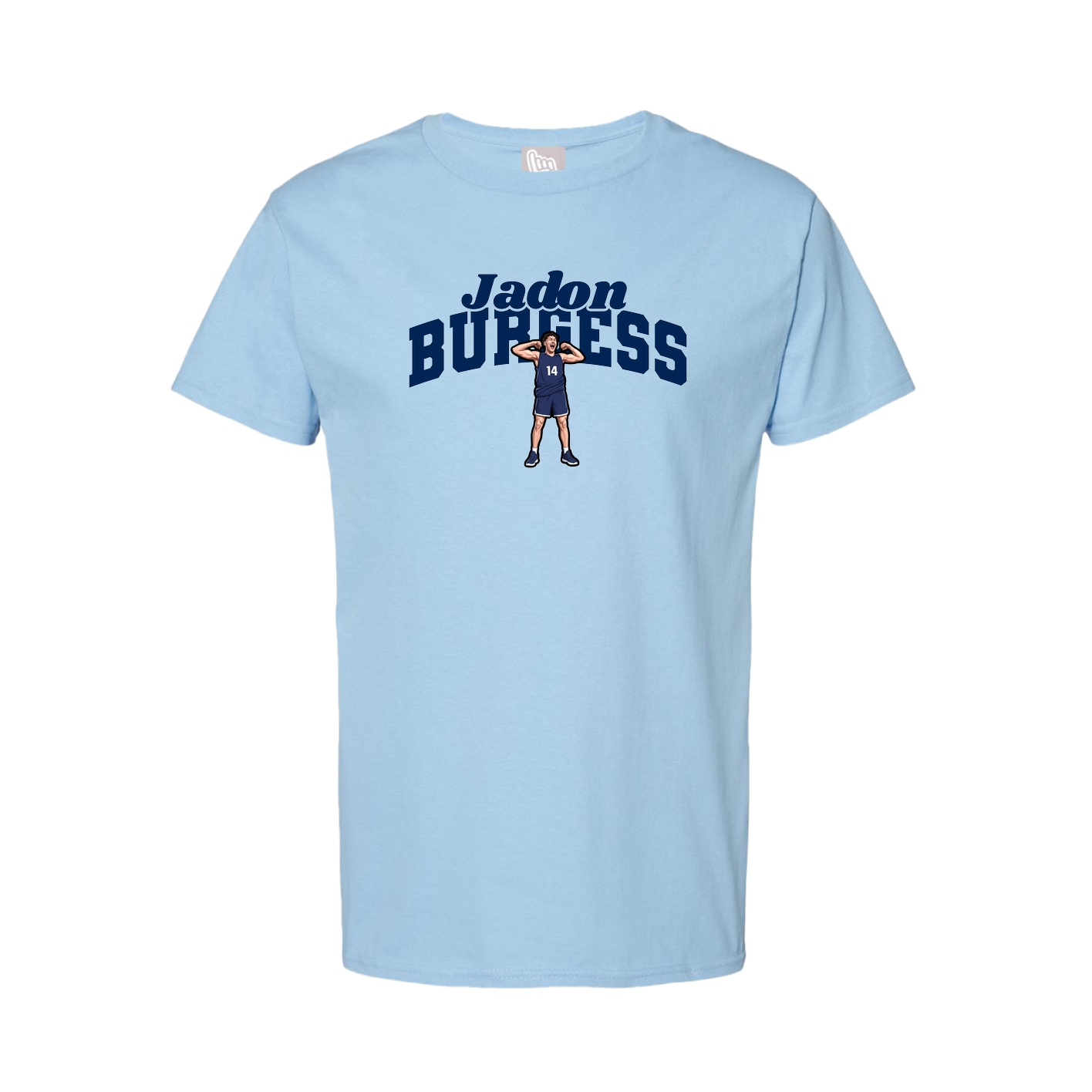 Youth Tee — Signature Arch in Light Blue