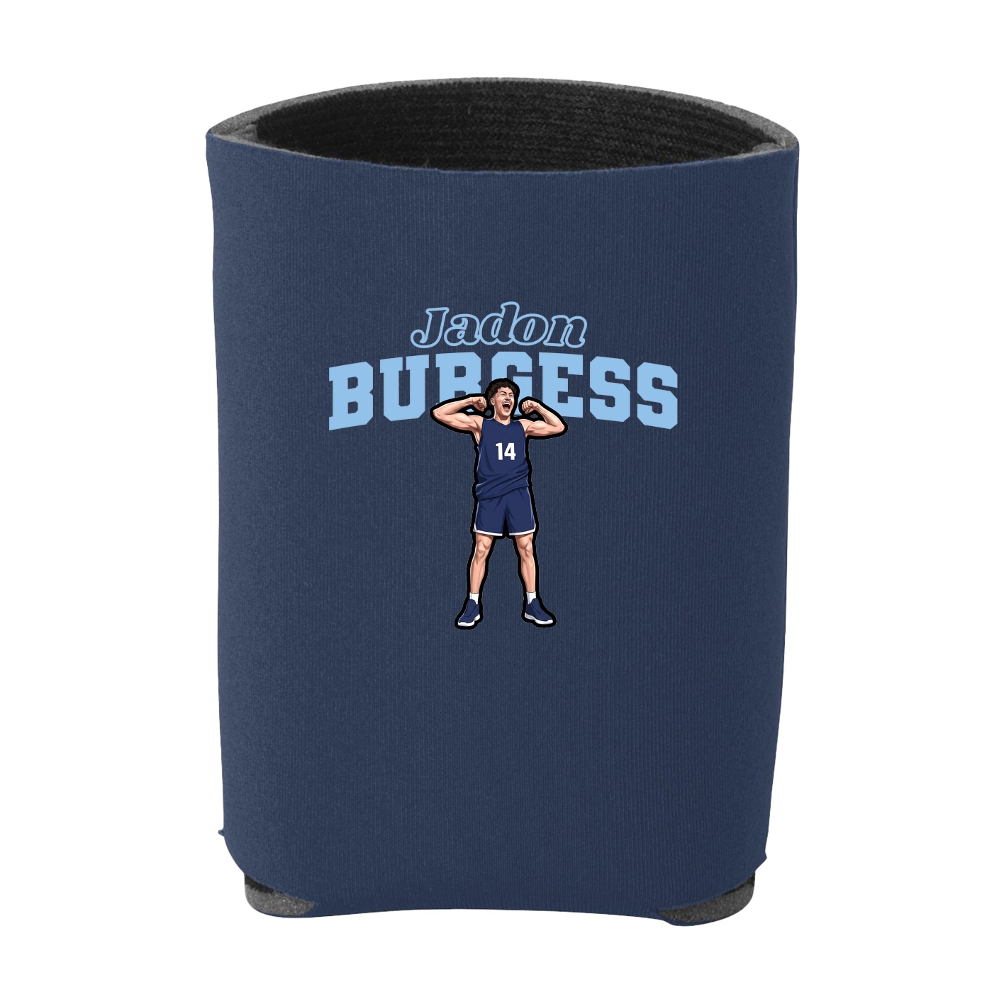 Can Holder — Name Arch in Navy
