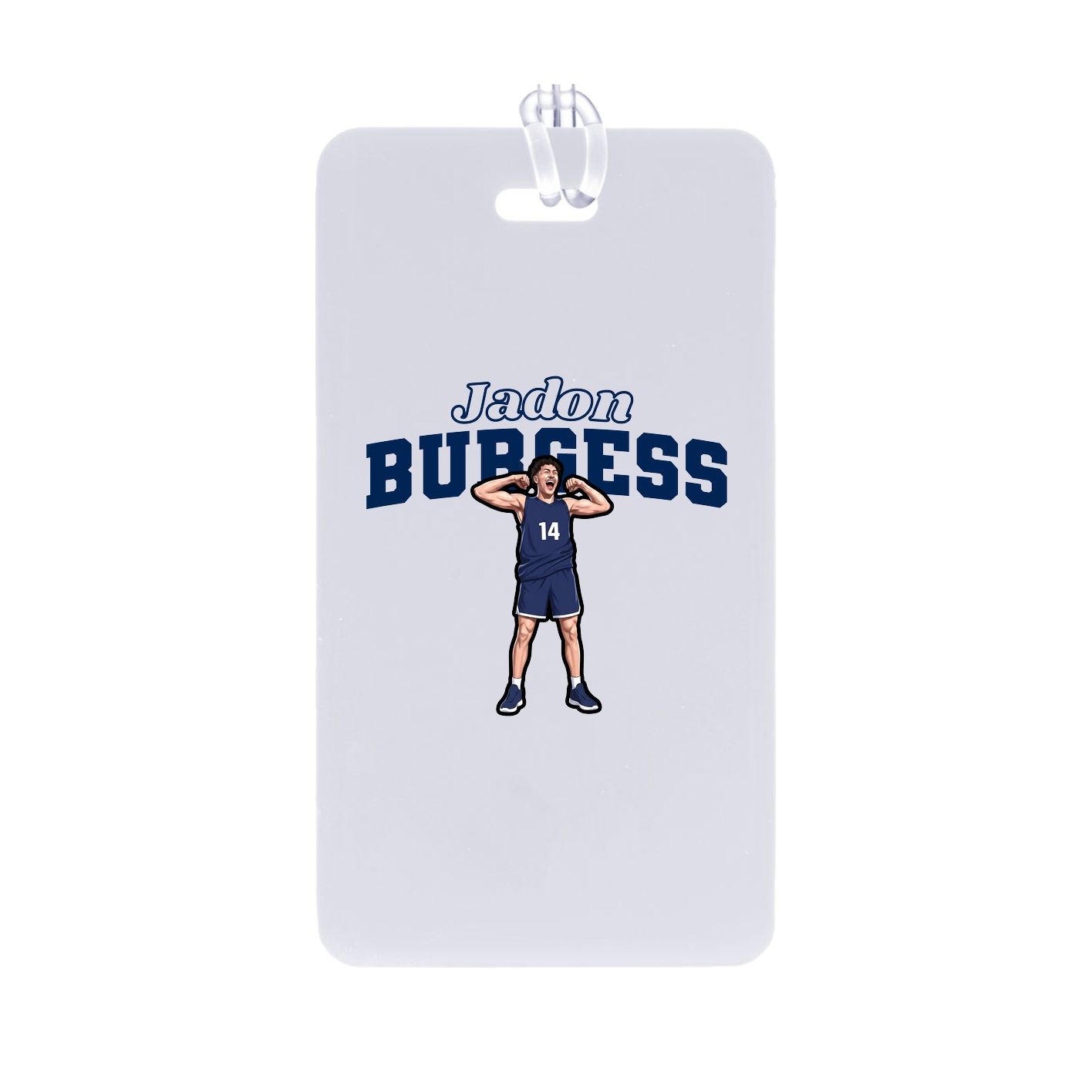 Bag Tag — Name Arch in Classic