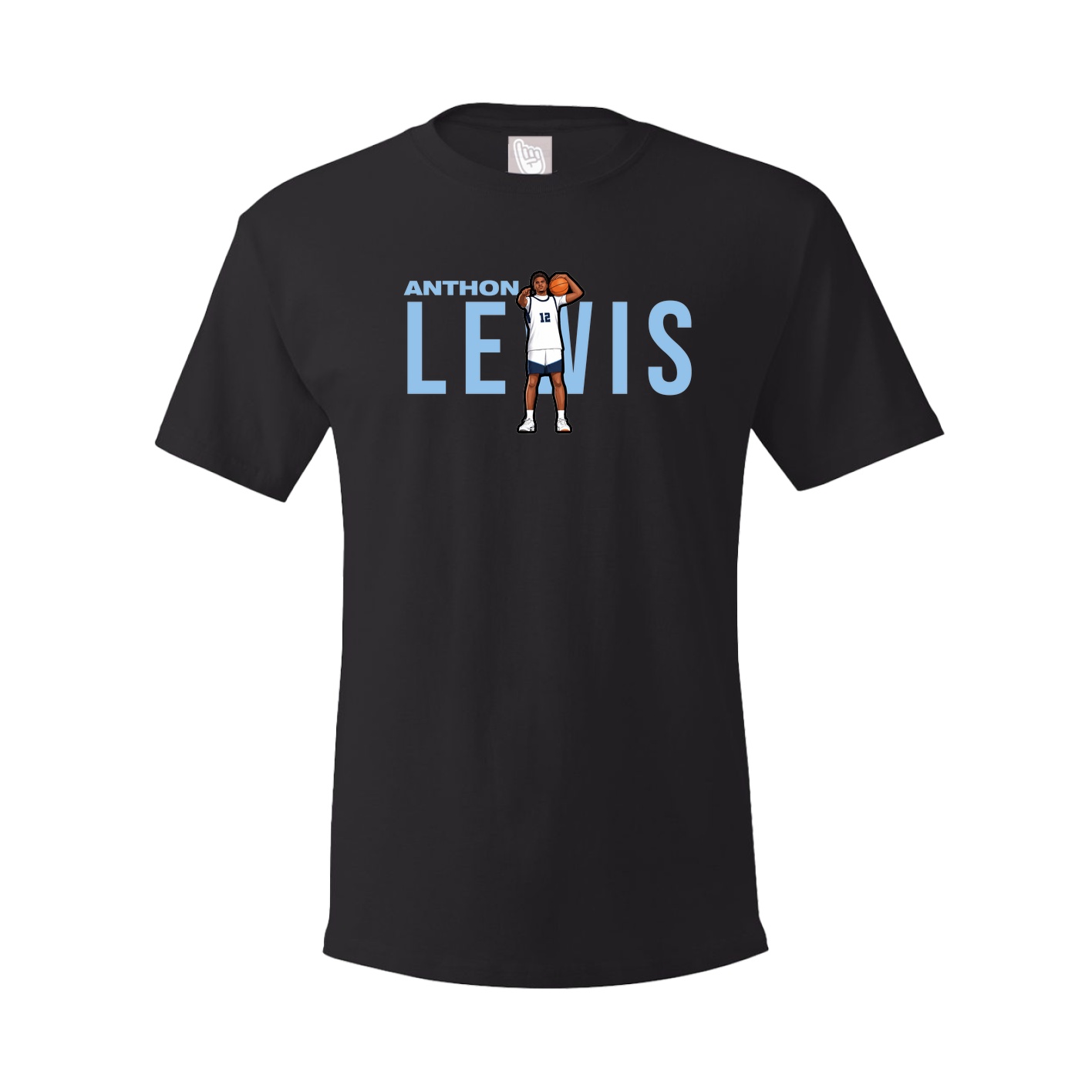 Youth Tee — Player Name in Black