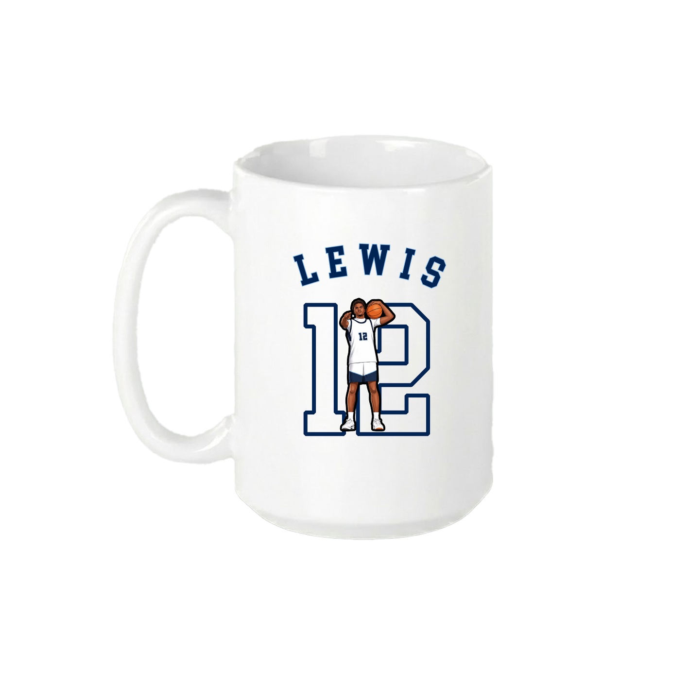 15oz Coffee Mug — Shirsey Arch in White