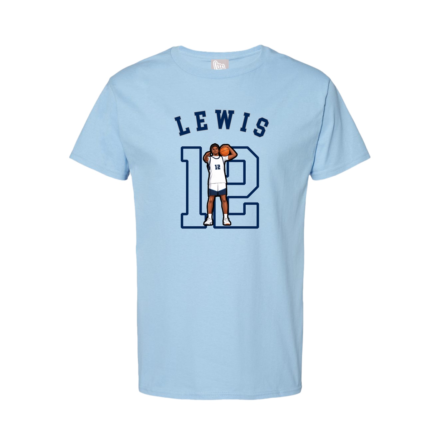 Youth Tee — Shirsey Arch in Light Blue