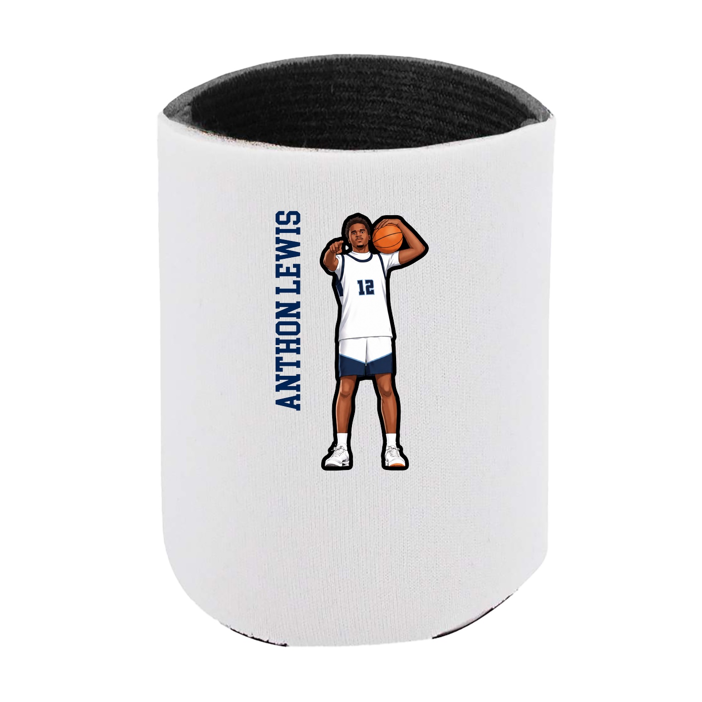 Can Holder — Name Vertical in White