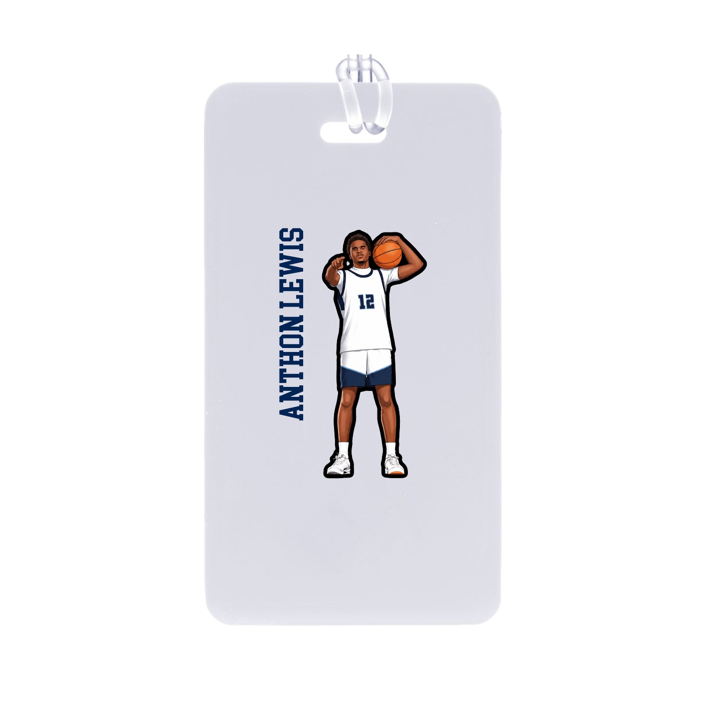 Bag Tag — Name Vertical in Classic