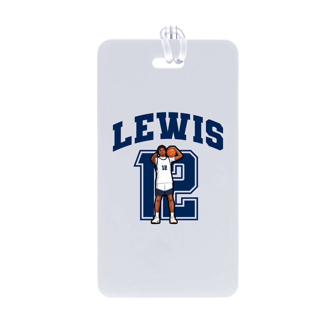 Bag Tag — Number in Classic