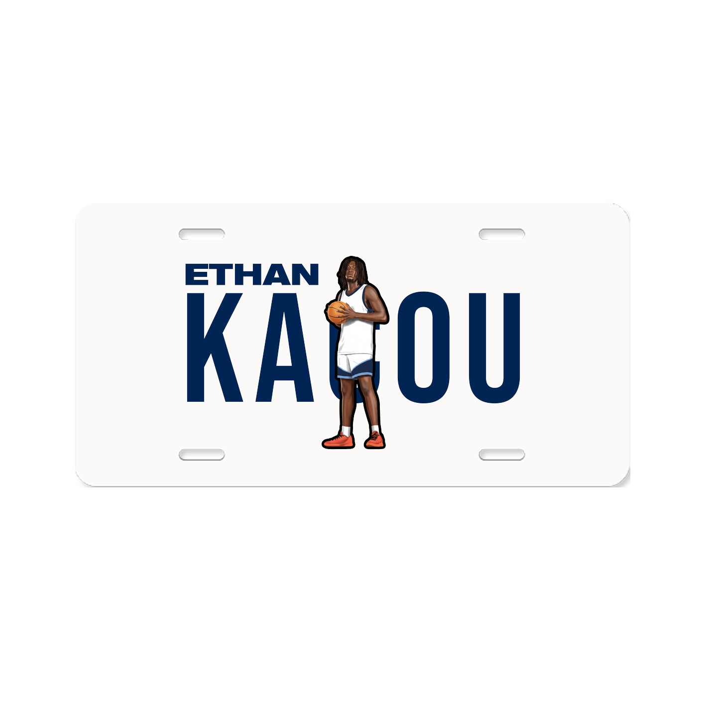 License Plate — Player Name in Classic