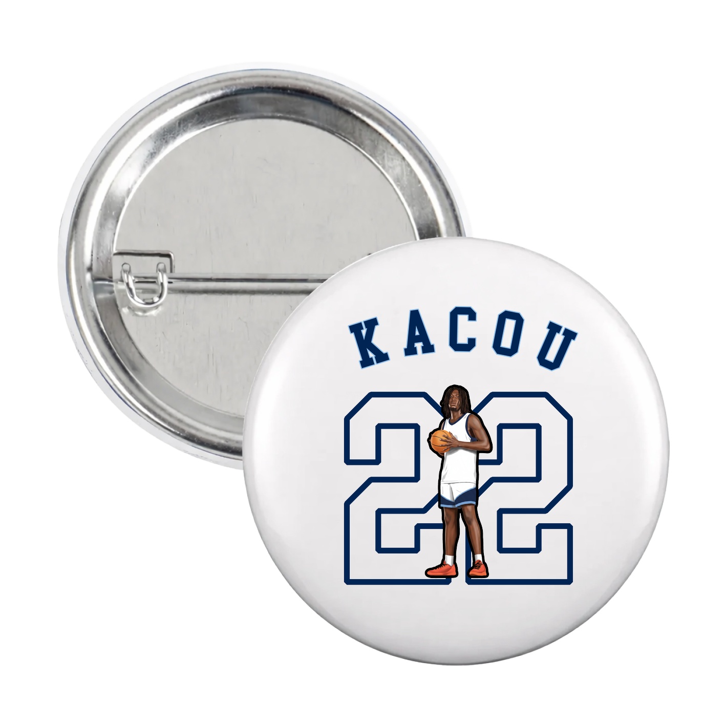 Game Day Button — Shirsey Arch in White