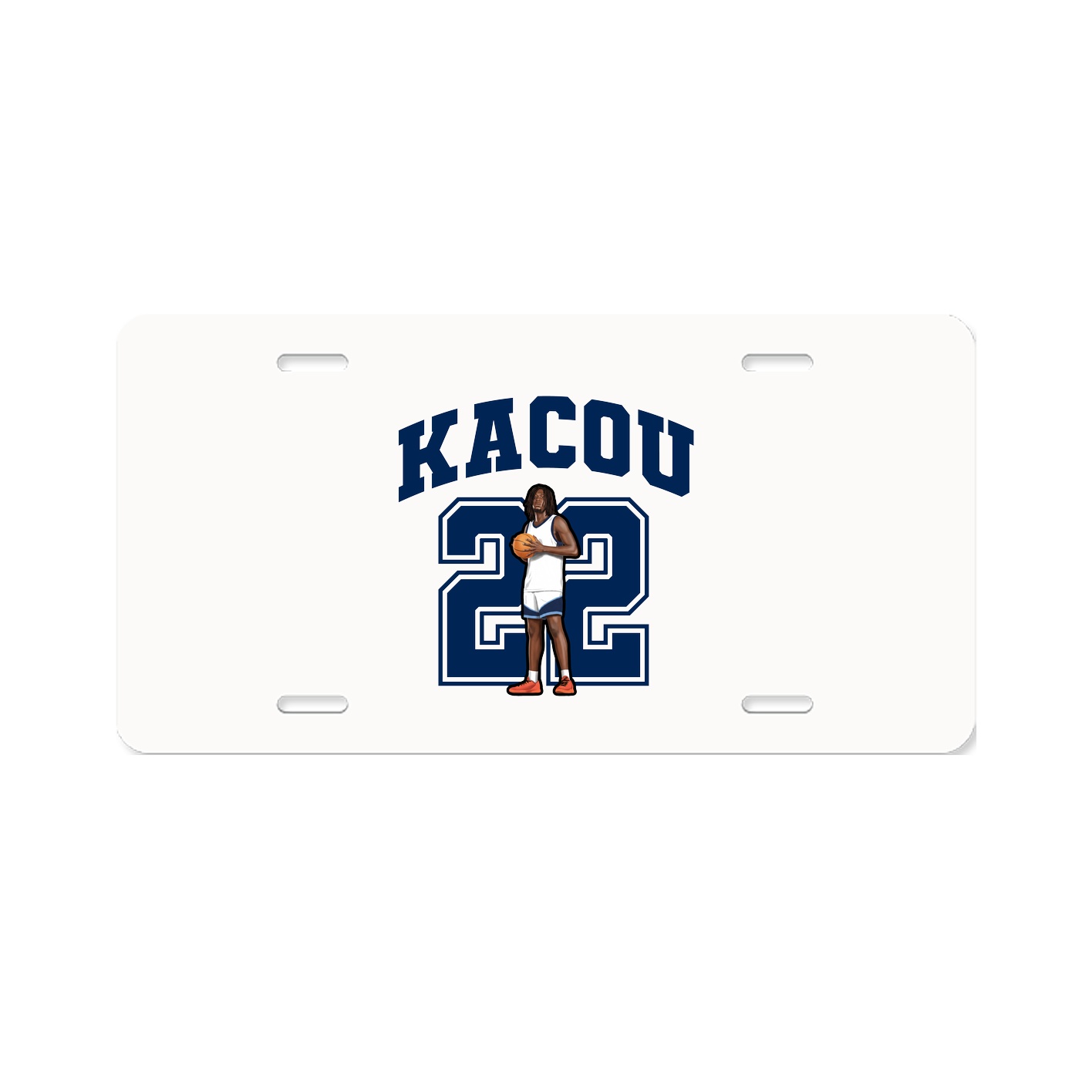License Plate — Number in Classic