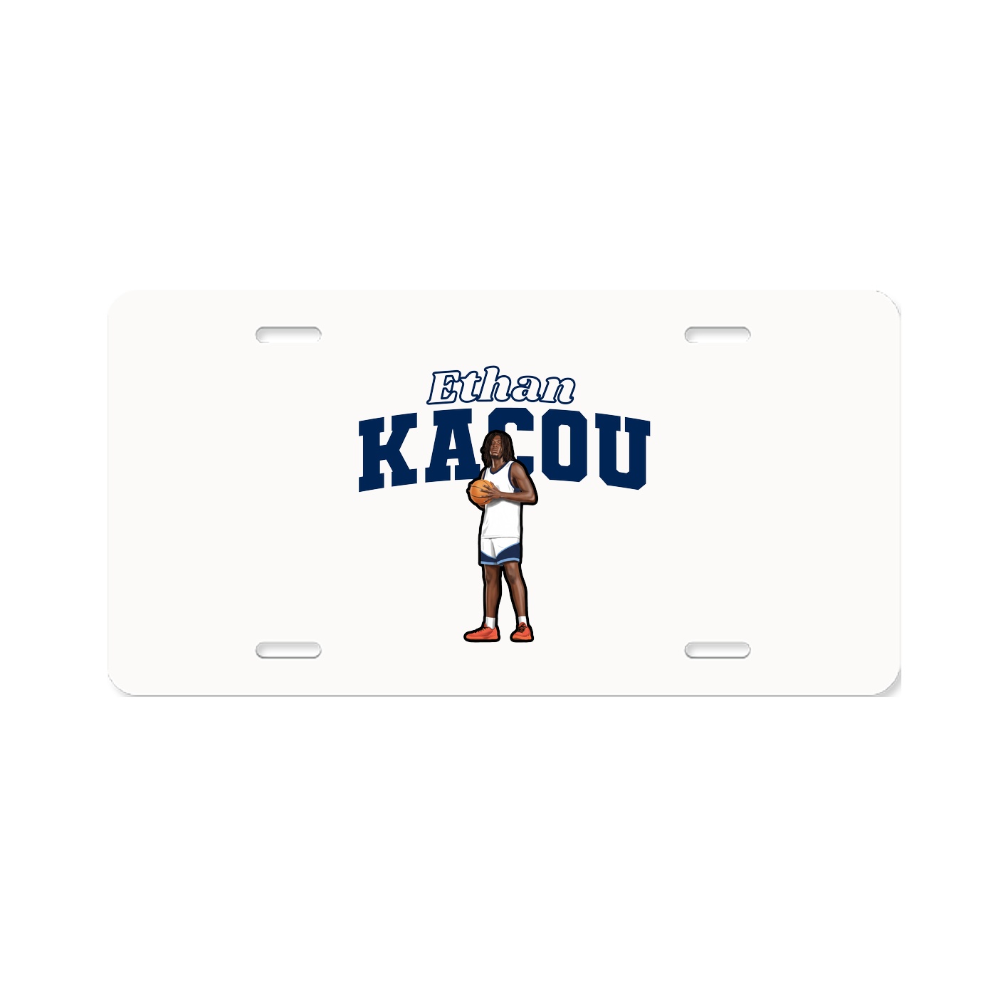 License Plate — Name Arch in Classic