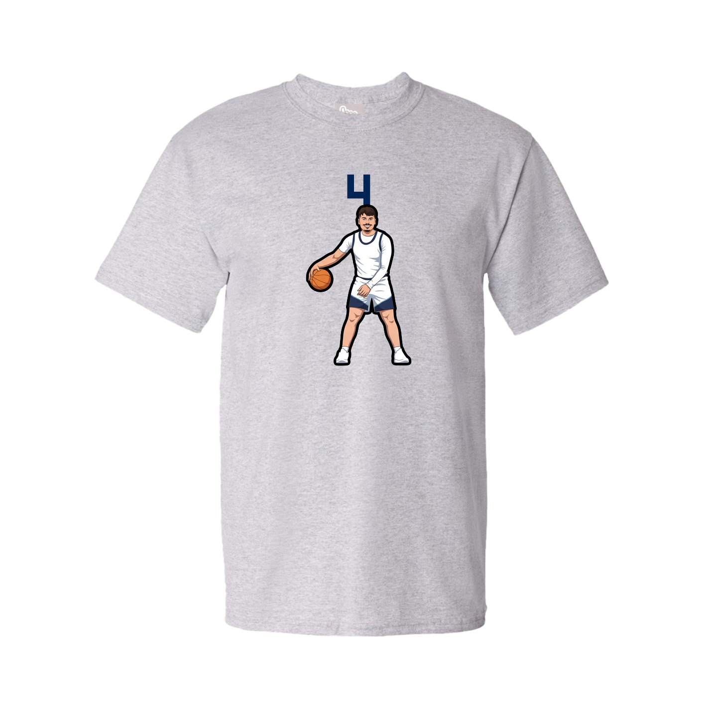 Tee — Number Top in Grey