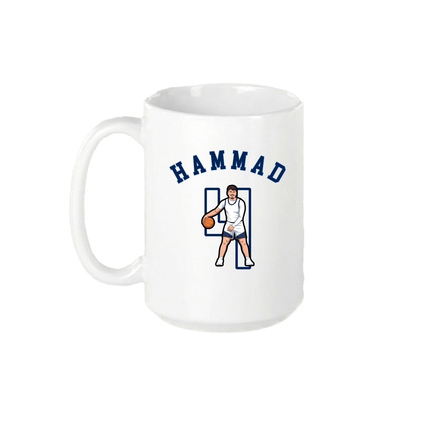 15oz Coffee Mug — Shirsey Arch in White
