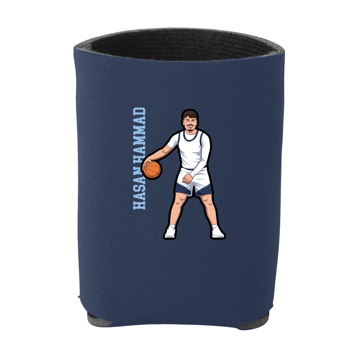 Can Holder — Name Vertical in Navy