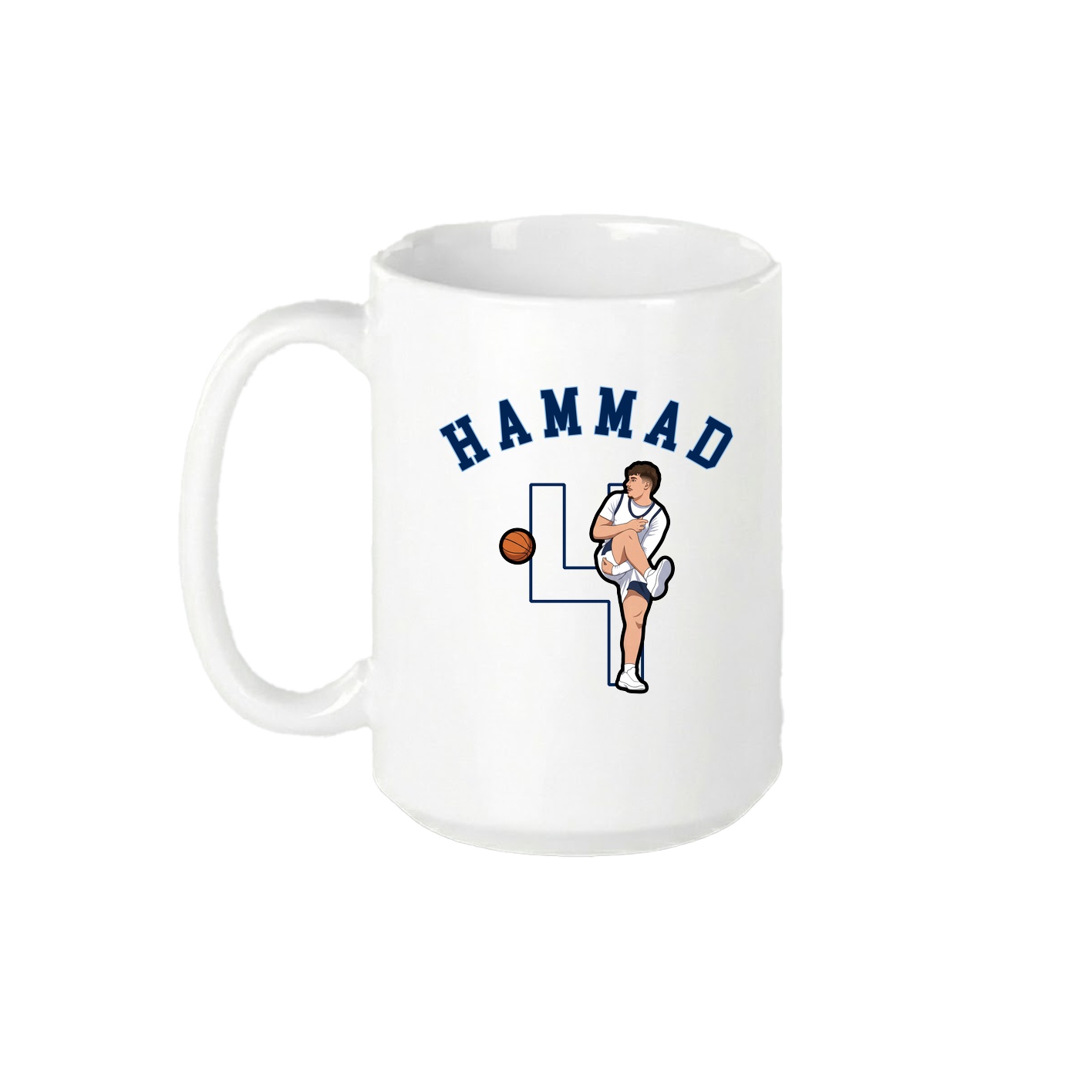 15oz Coffee Mug — Shirsey Arch in White