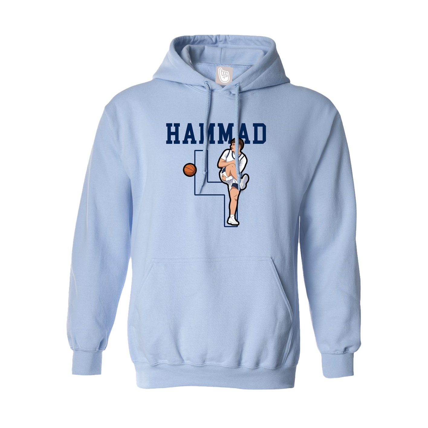 Hoodie — Shirsey in Light Blue