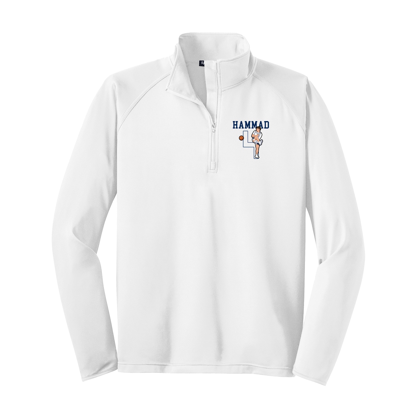 Q-Zip Pullover — Shirsey in White