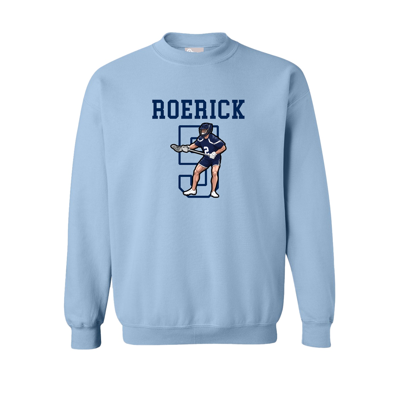 Fleece Crew — Shirsey in Light Blue