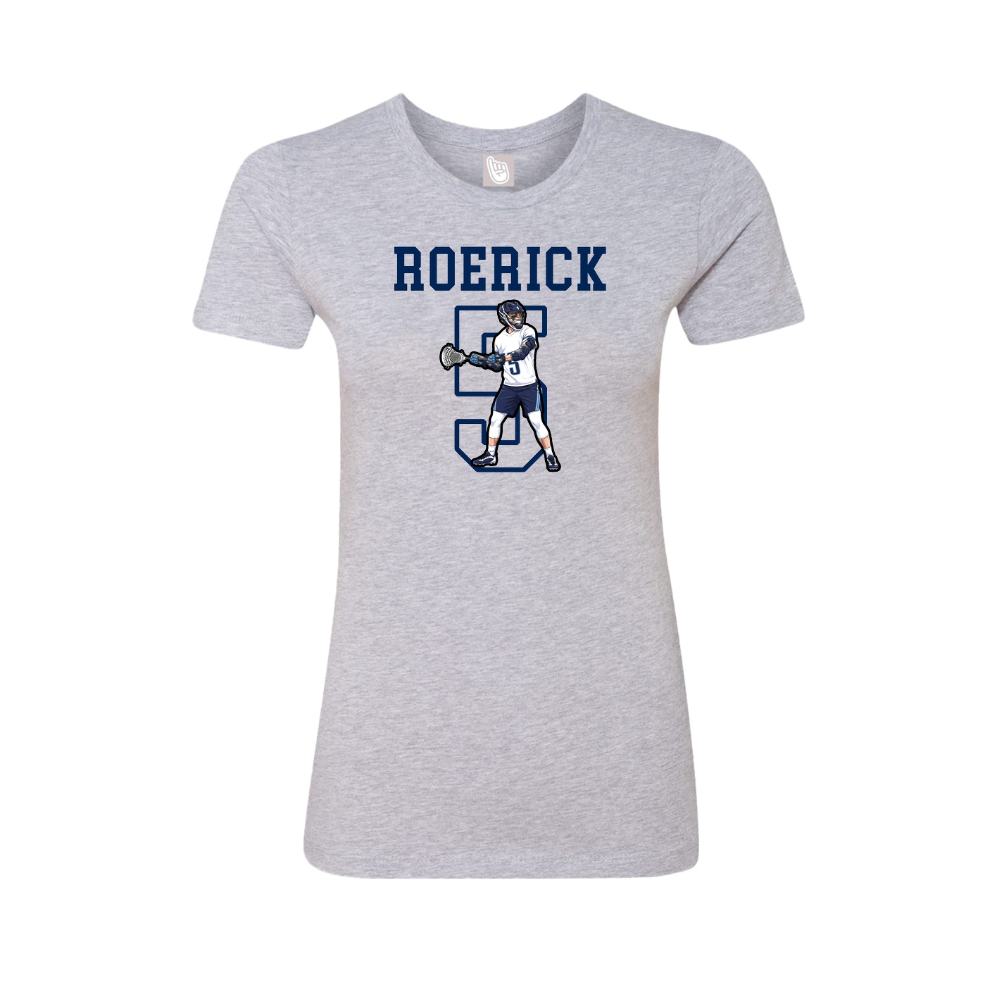 Fitted Women's Tee — Shirsey in Grey