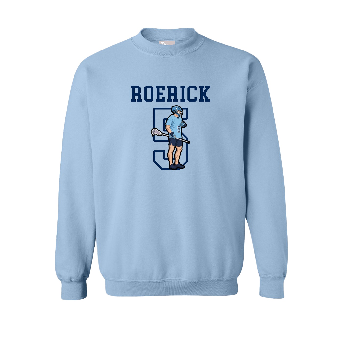 Fleece Crew — Shirsey in Light Blue