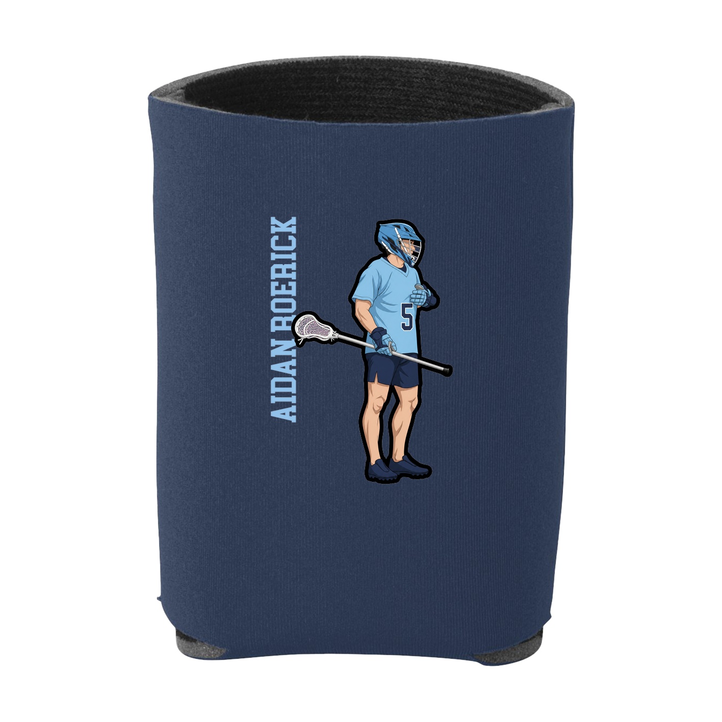 Can Holder — Name Vertical in Navy