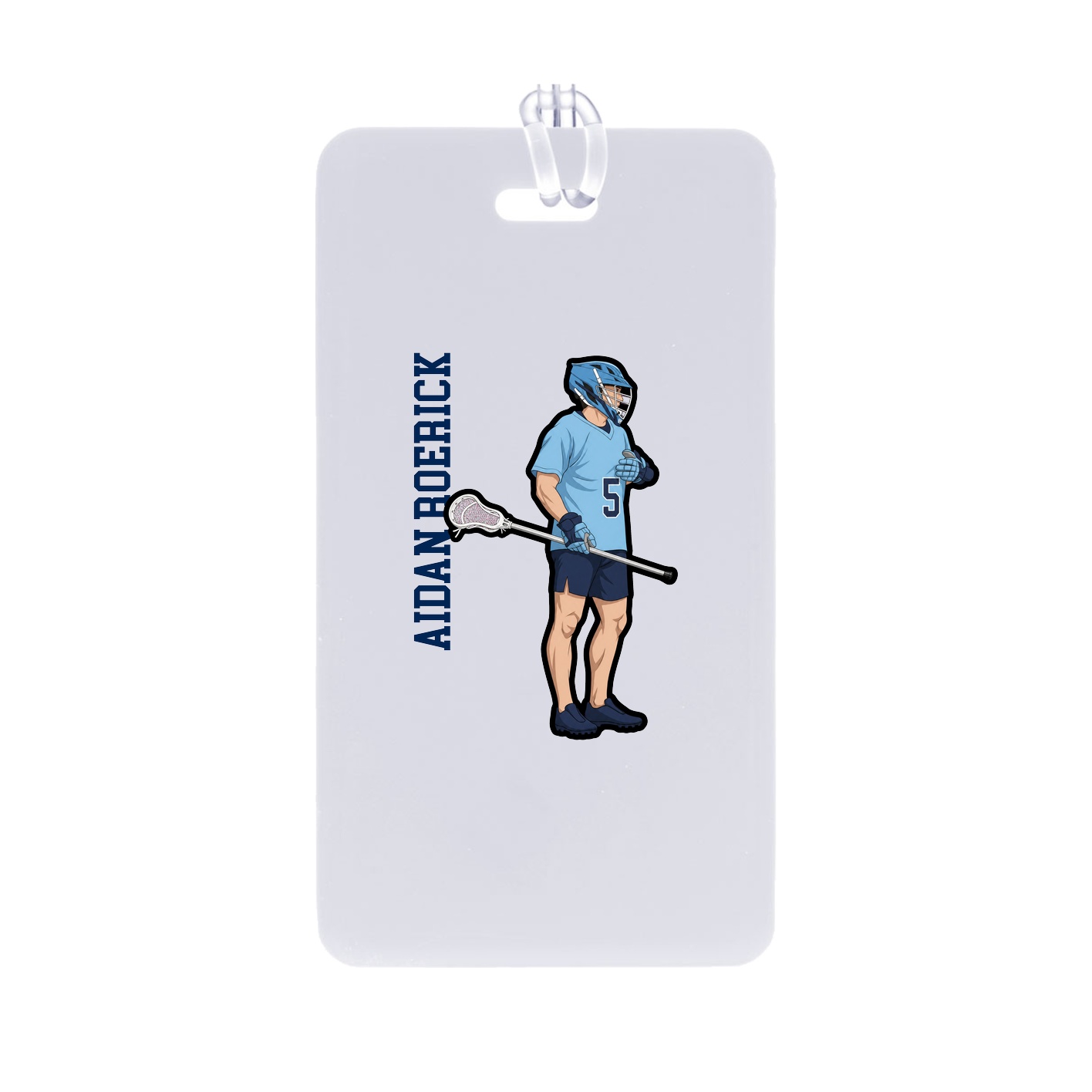Bag Tag — Name Vertical in Classic