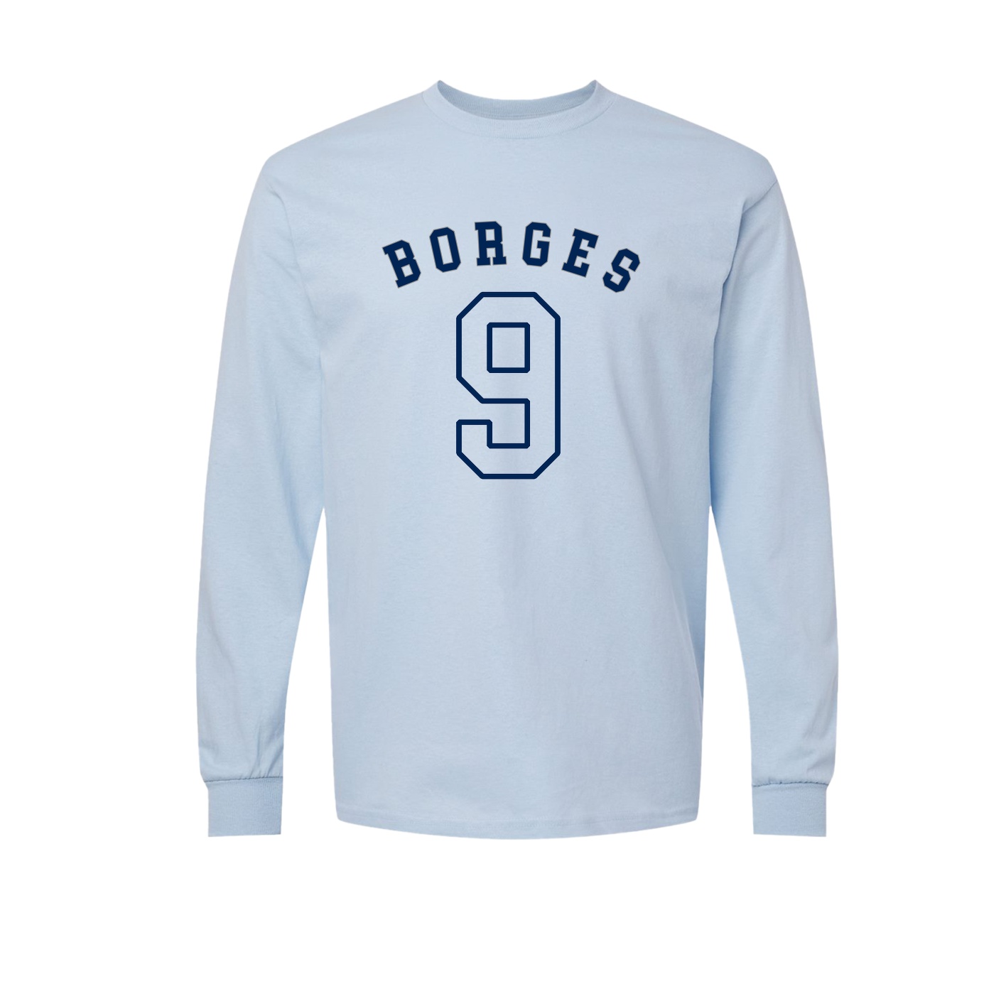 Long Sleeve Tee — Shirsey Arch in Light Blue