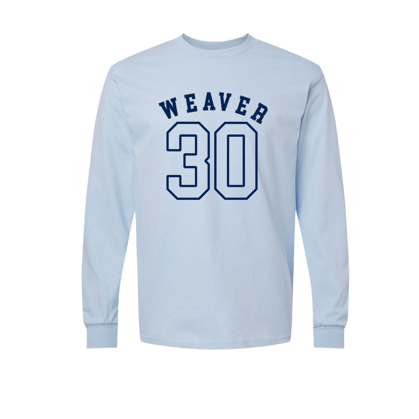 Long Sleeve Tee — Shirsey Arch in Light Blue