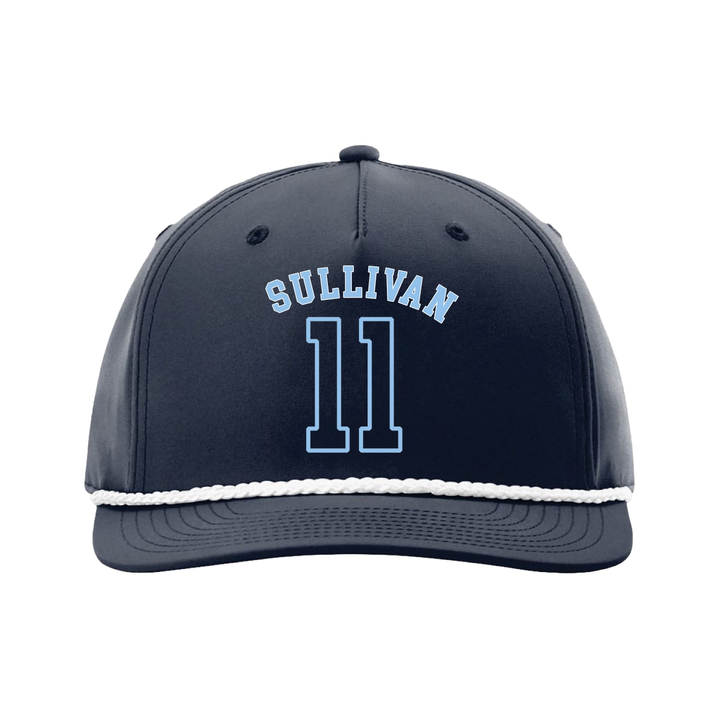 Five-Panel Classic Rope Cap — Shirsey Arch in Navy
