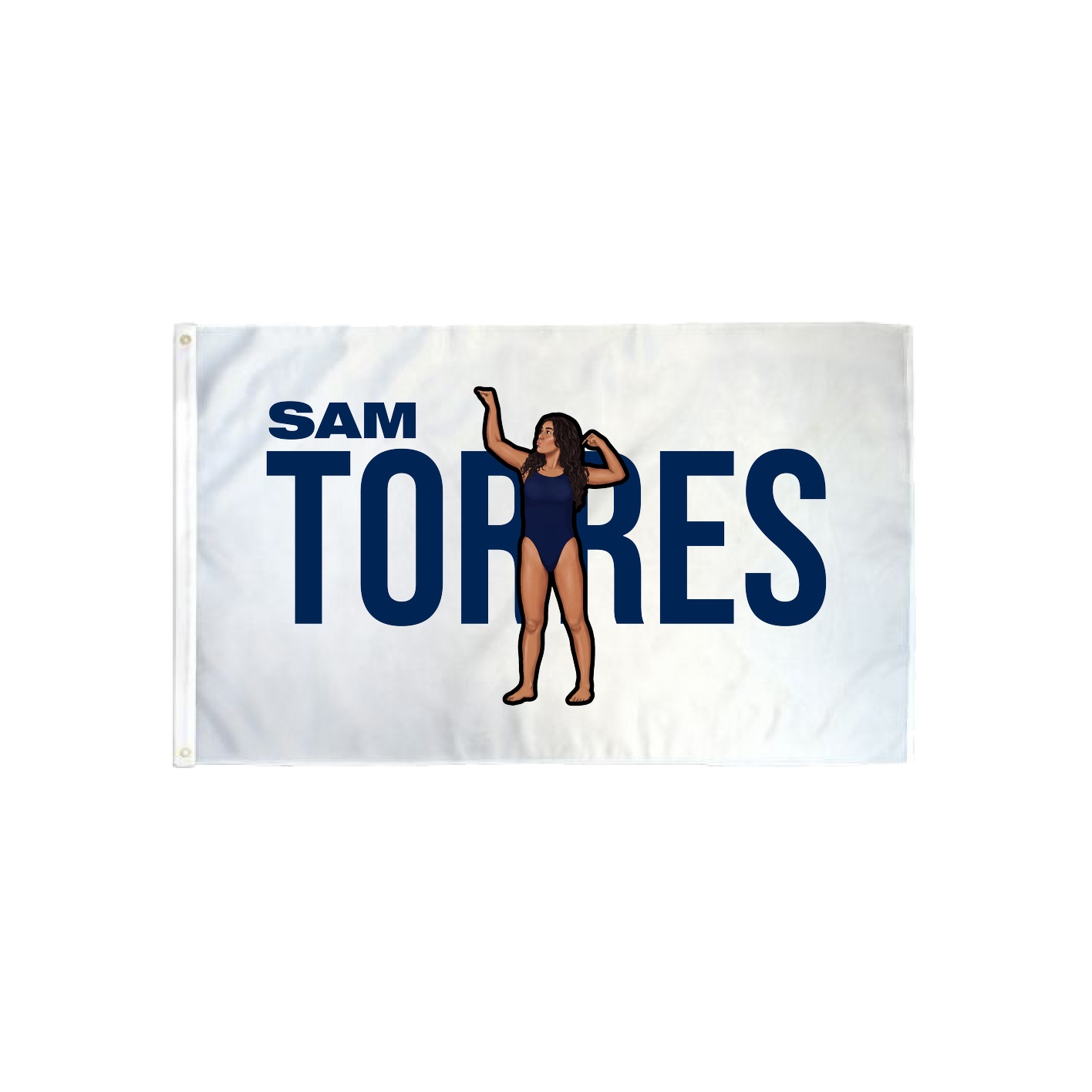 3x5 Flag — Player Name in Classic