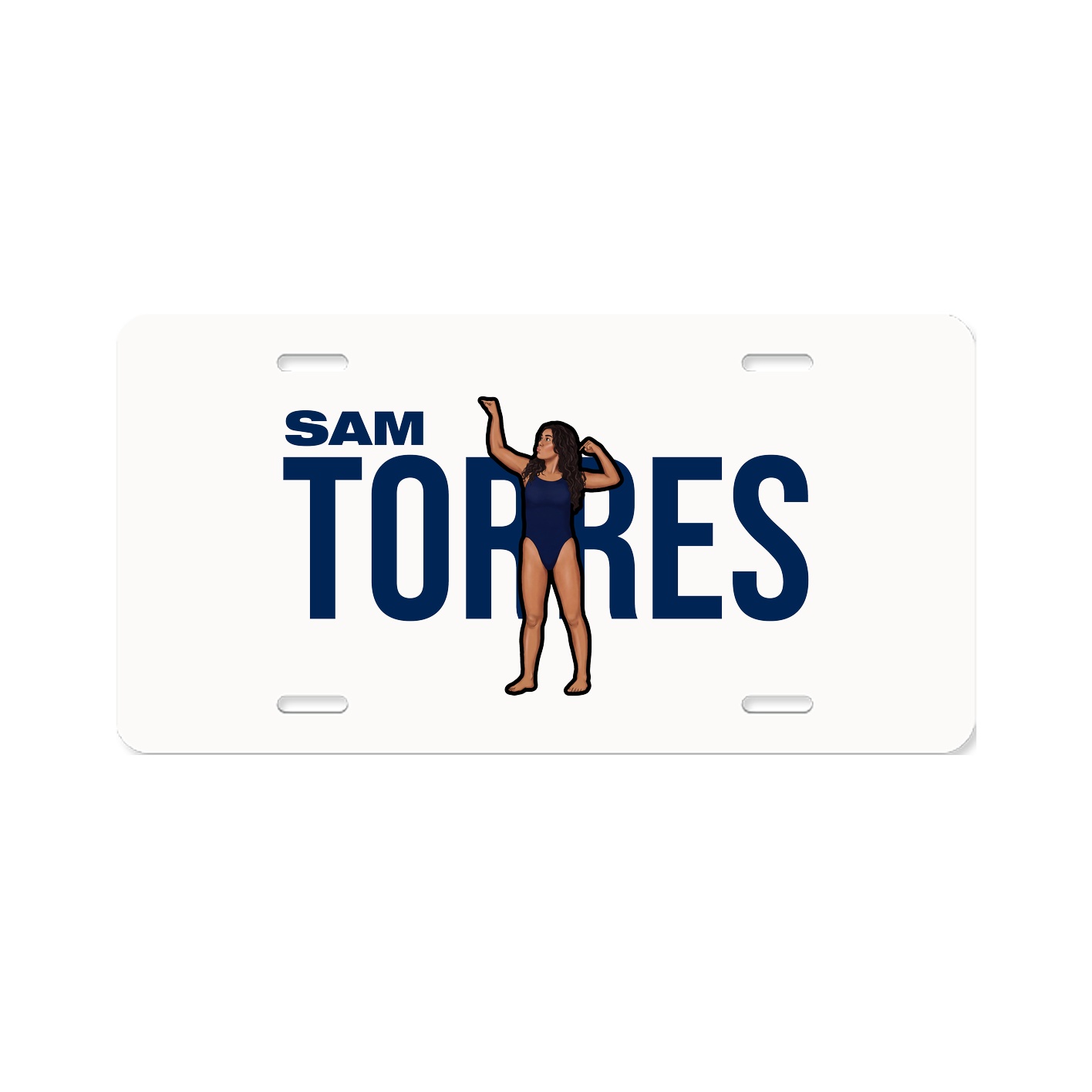 License Plate — Player Name in Classic