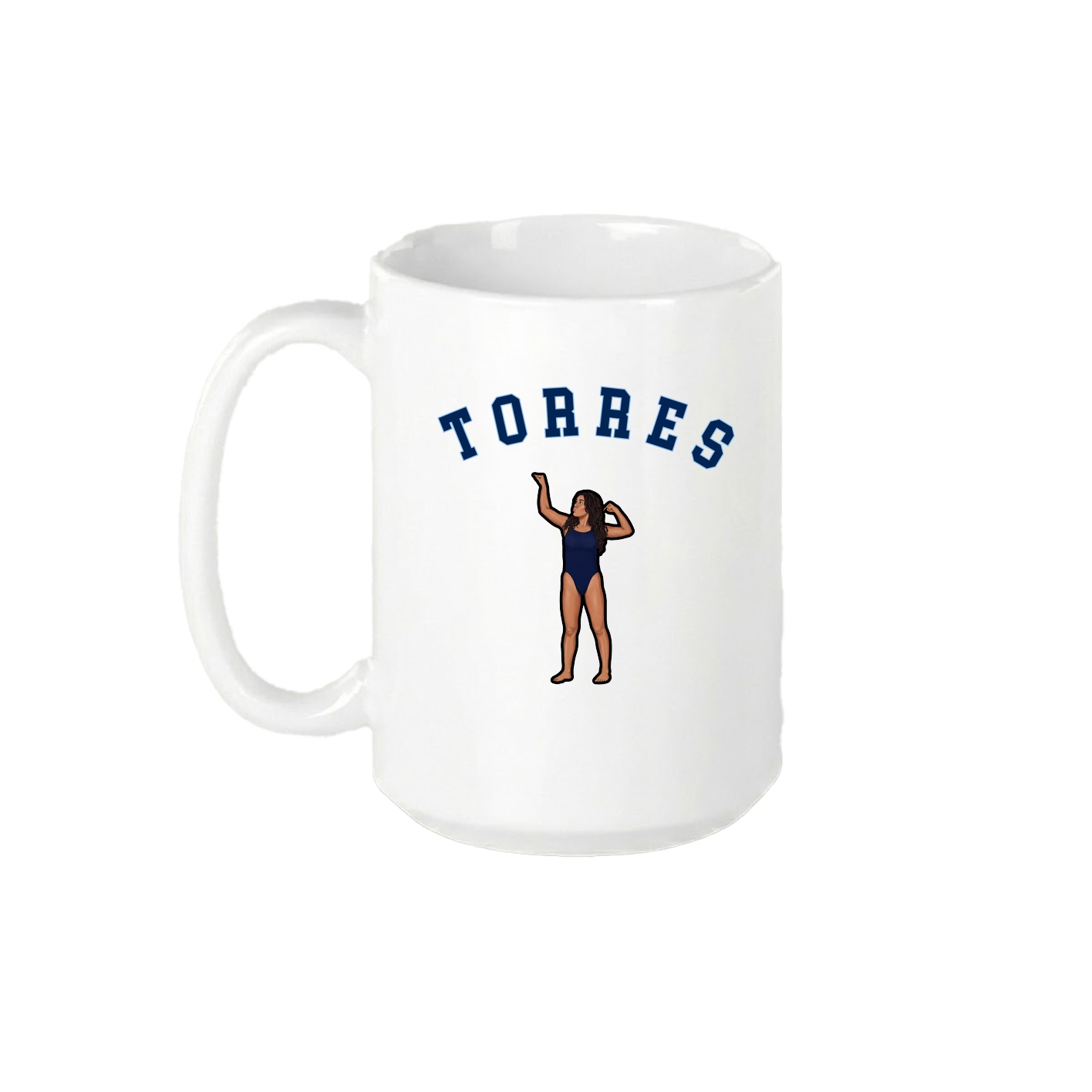 15oz Coffee Mug — Shirsey Arch in White