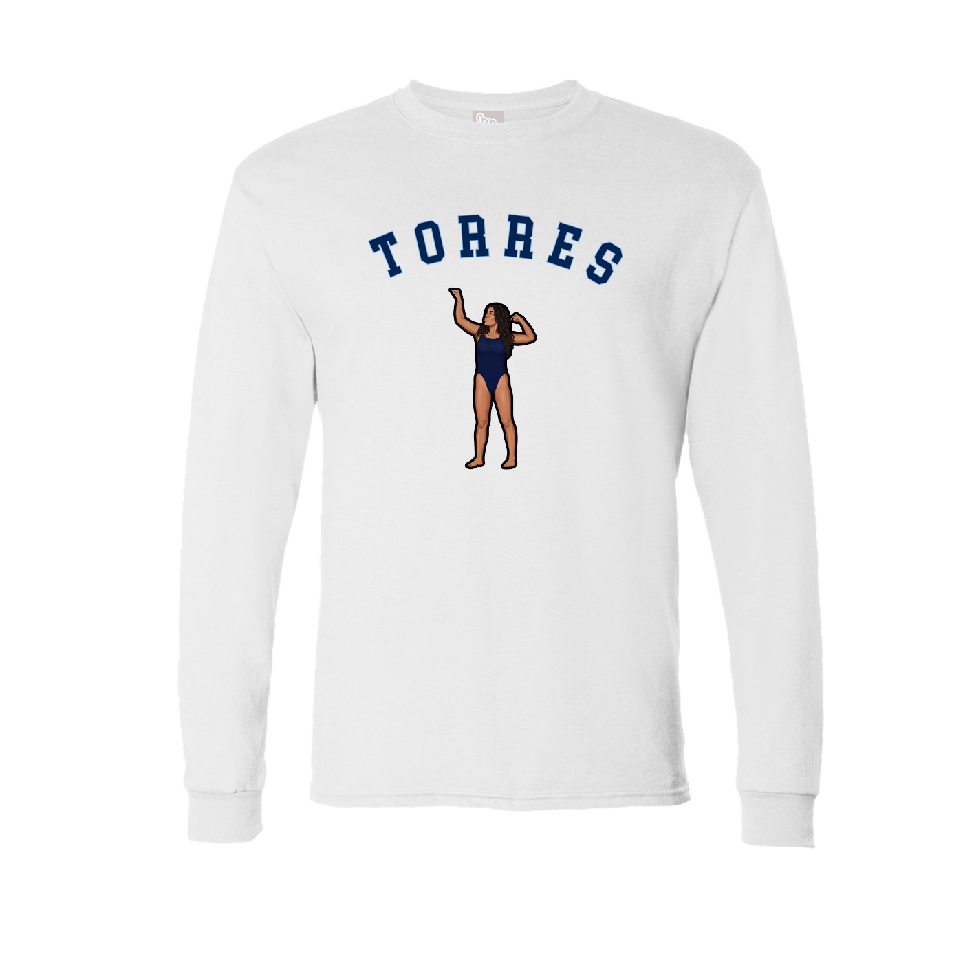 Long Sleeve Tee — Shirsey Arch in White