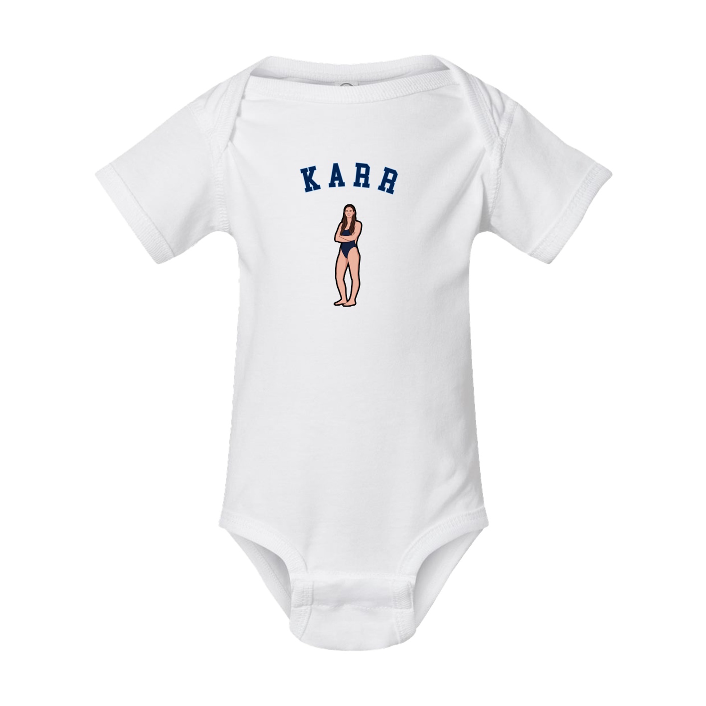 Baby Onesie — Shirsey Arch in White