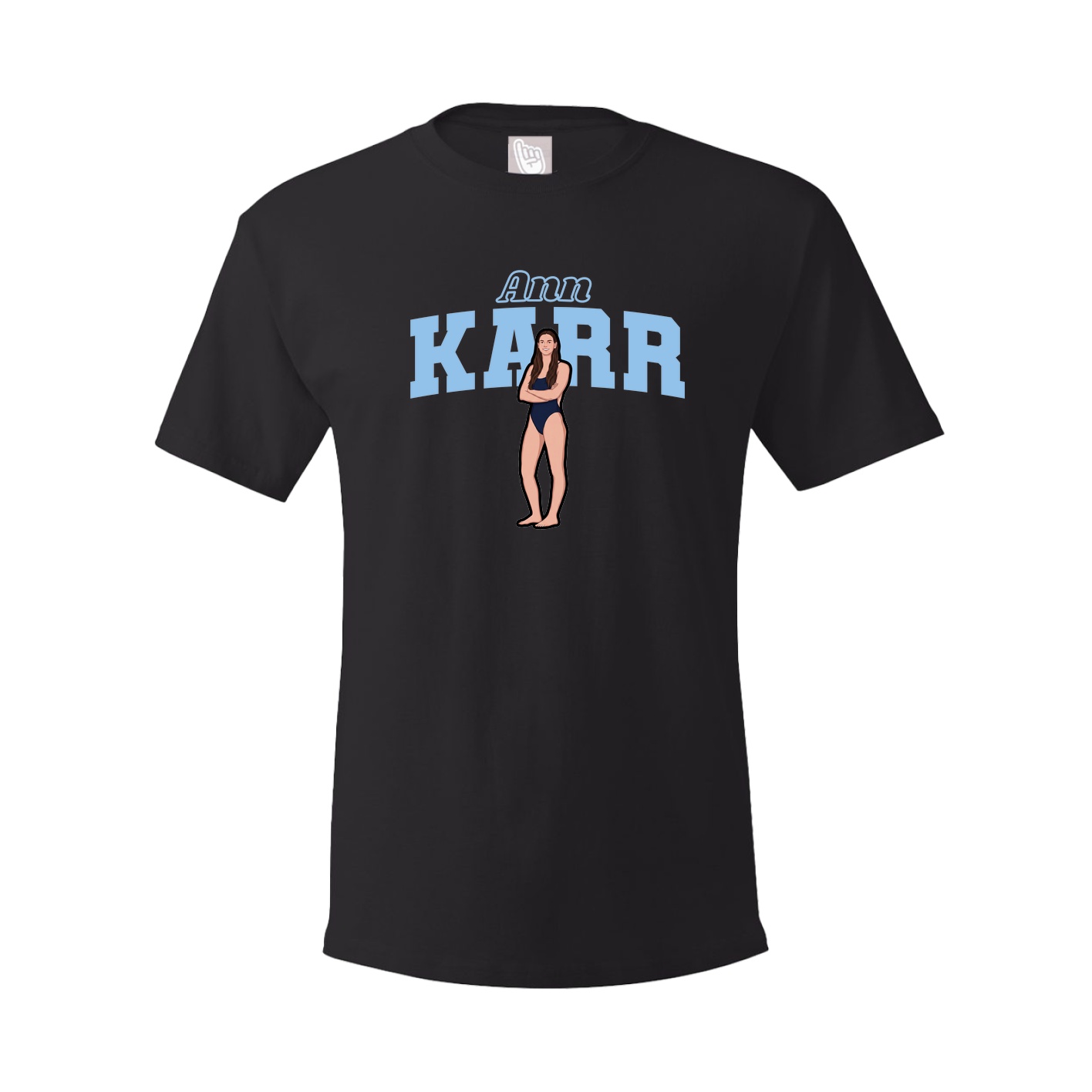 Youth Tee — Name Arch in Black