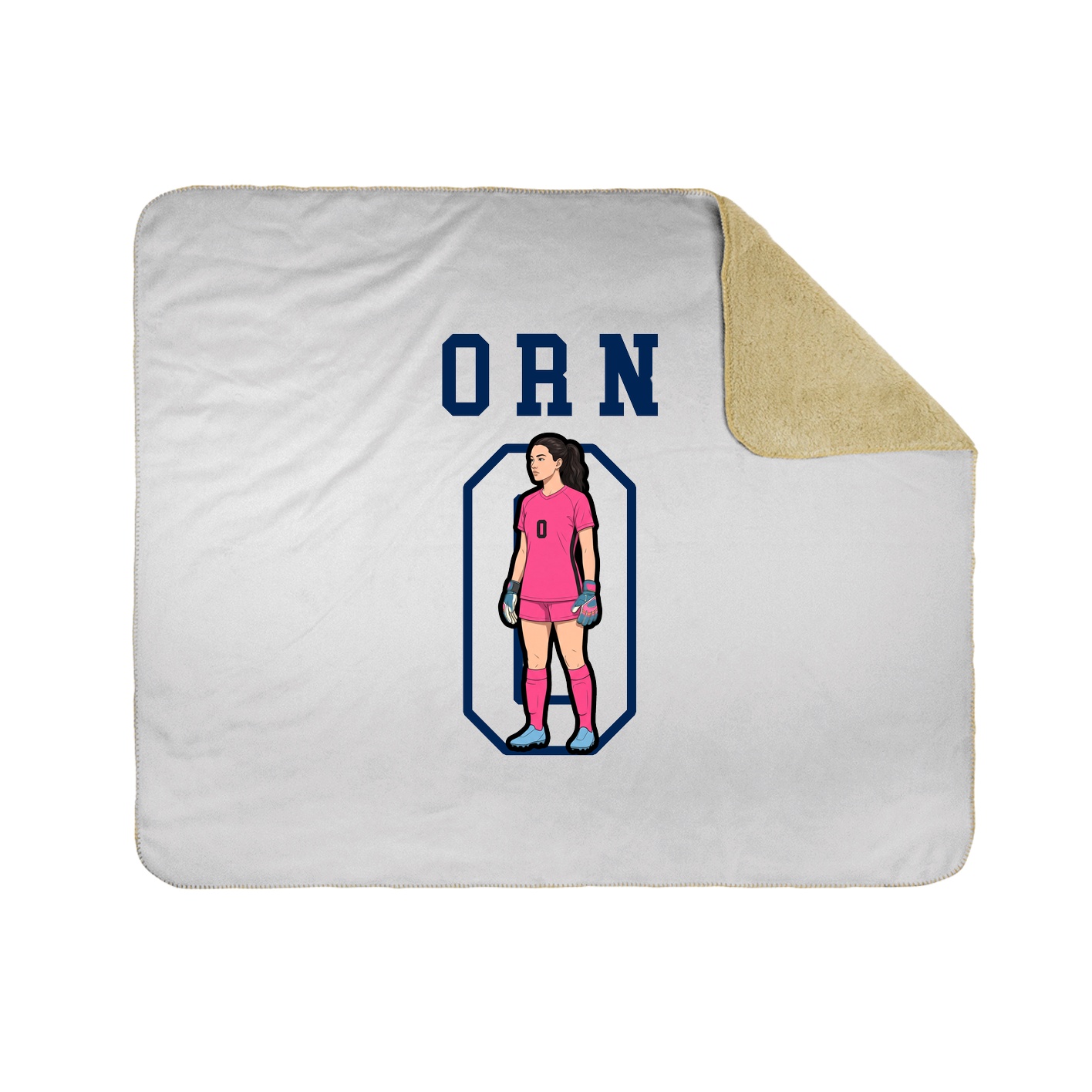 Throw Blanket — Shirsey in White