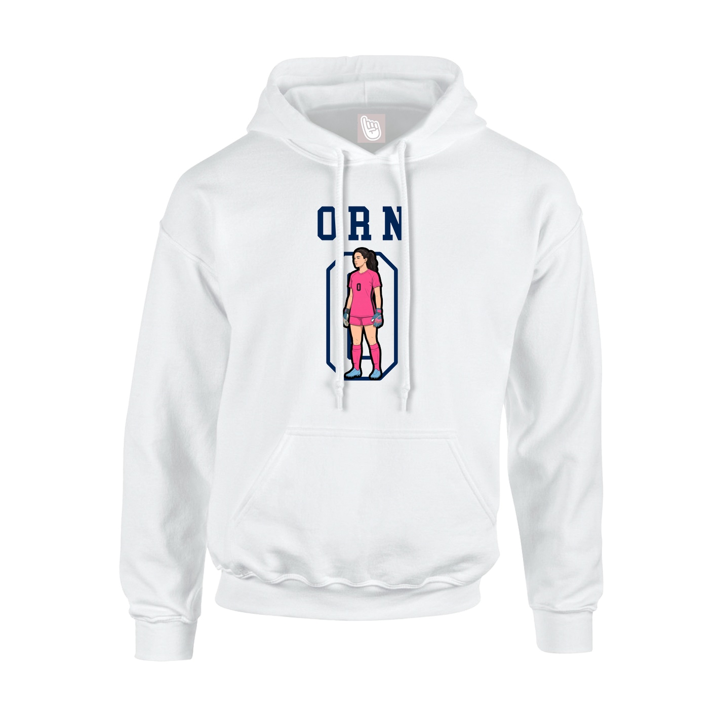Hoodie — Shirsey in White