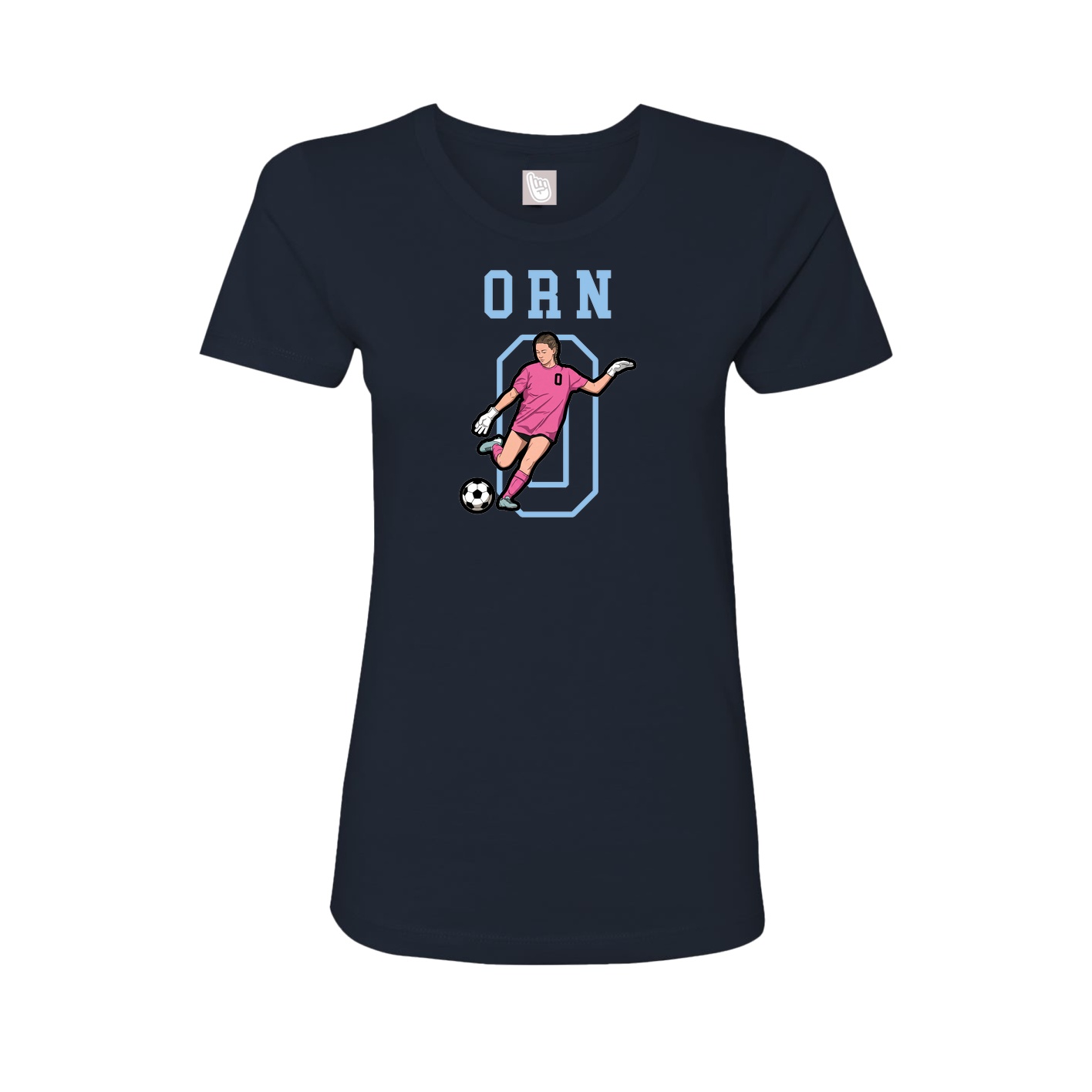 Fitted Women's Tee — Shirsey in Navy