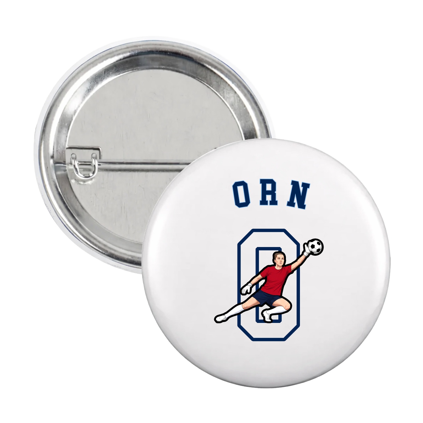 Game Day Button — Shirsey Arch in White