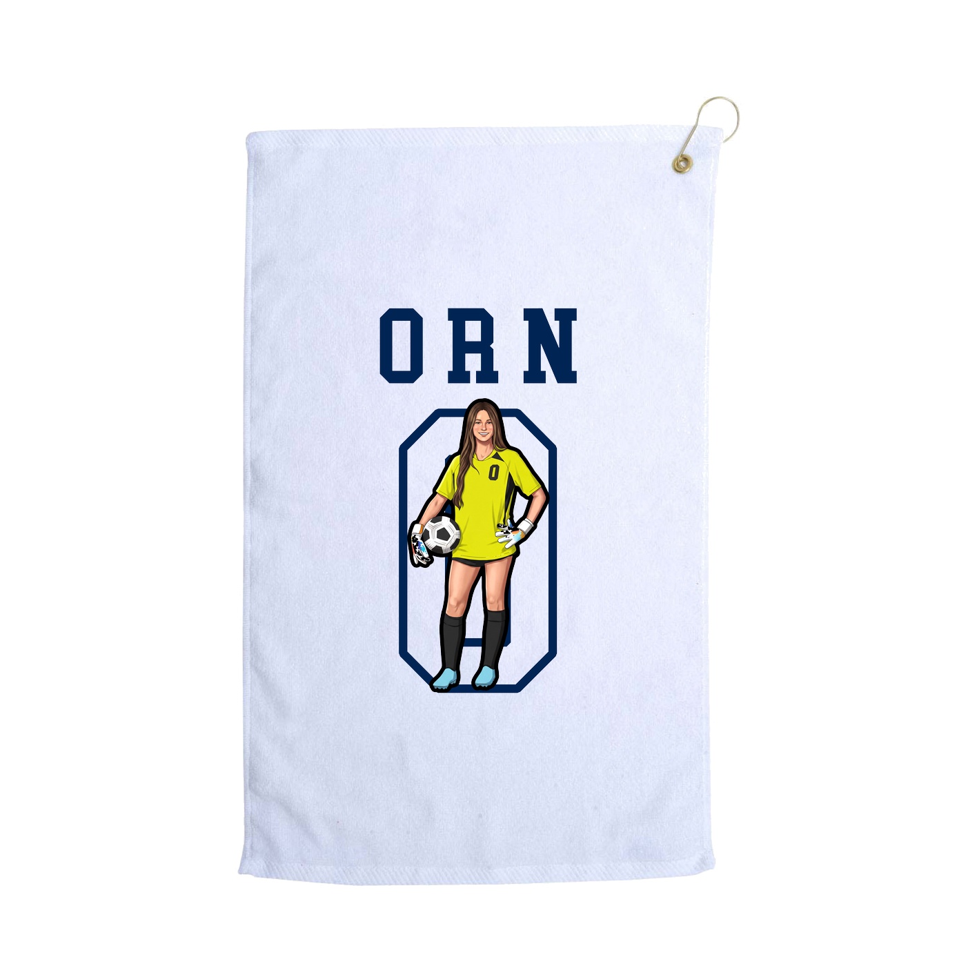 Golf Towel — Shirsey in White