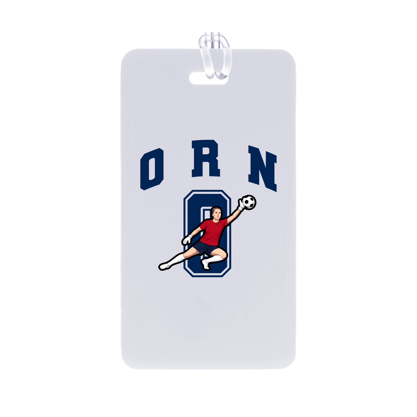 Bag Tag — Number in Classic