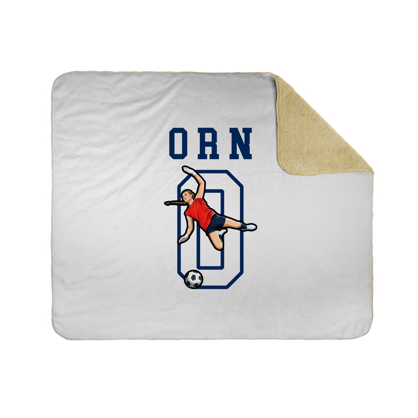 Throw Blanket — Shirsey in White