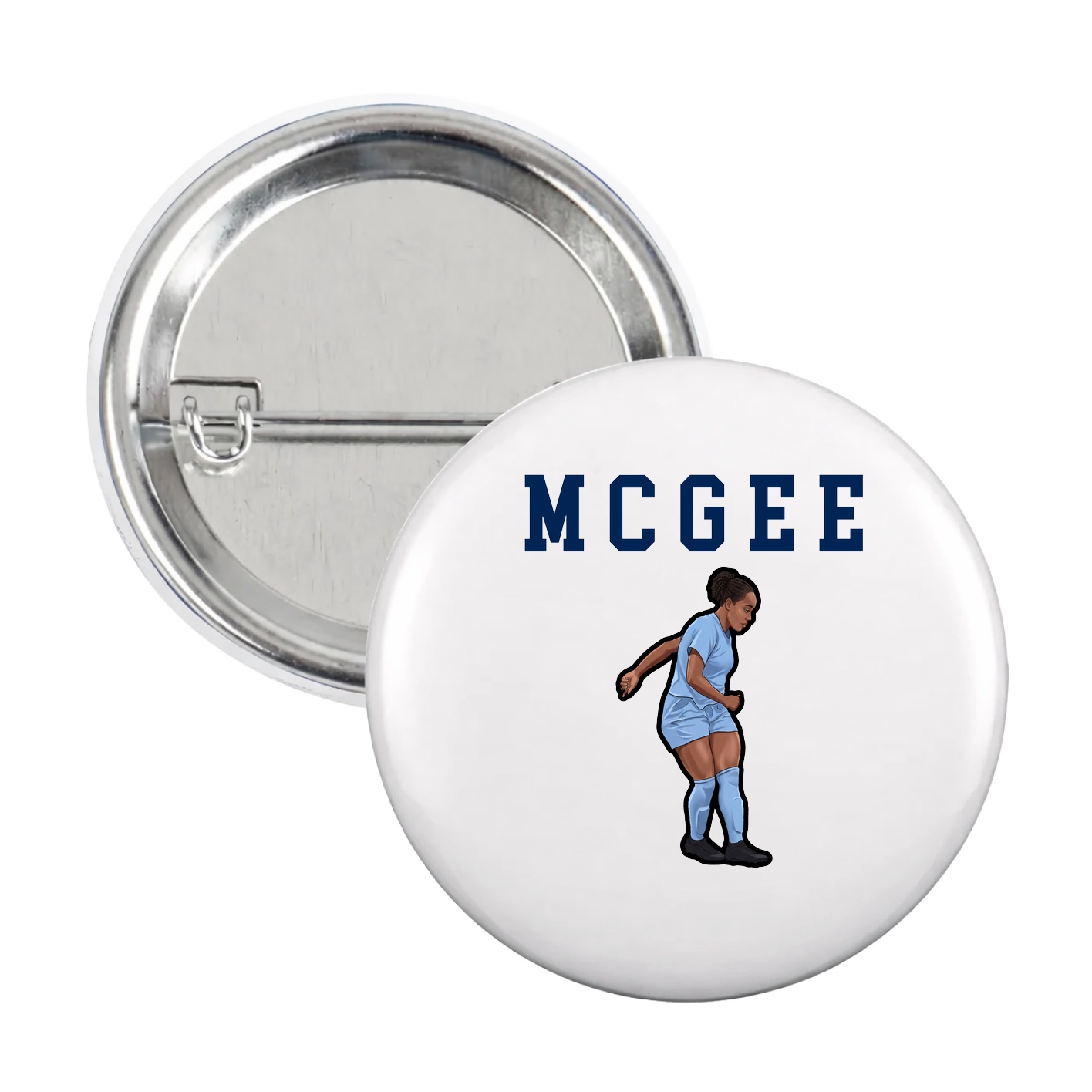 Game Day Button — Shirsey in White