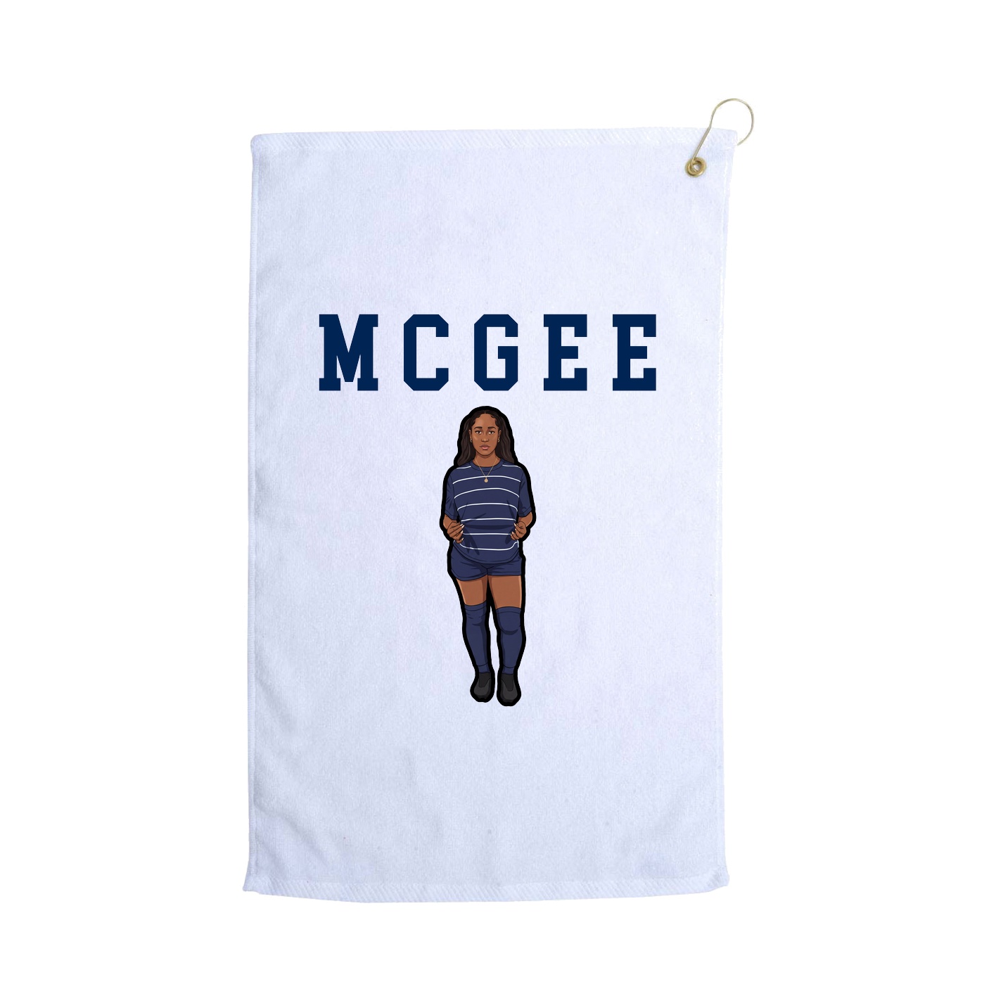 Golf Towel — Shirsey in White