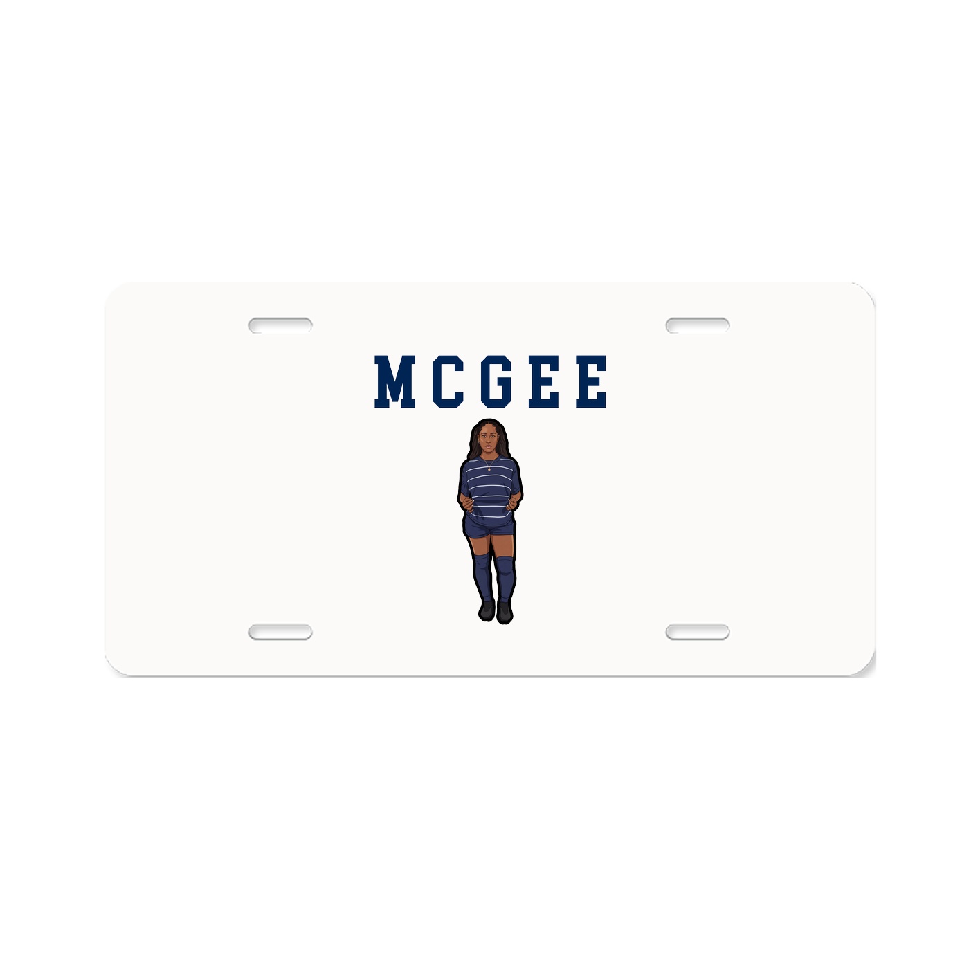 License Plate — Shirsey in Classic