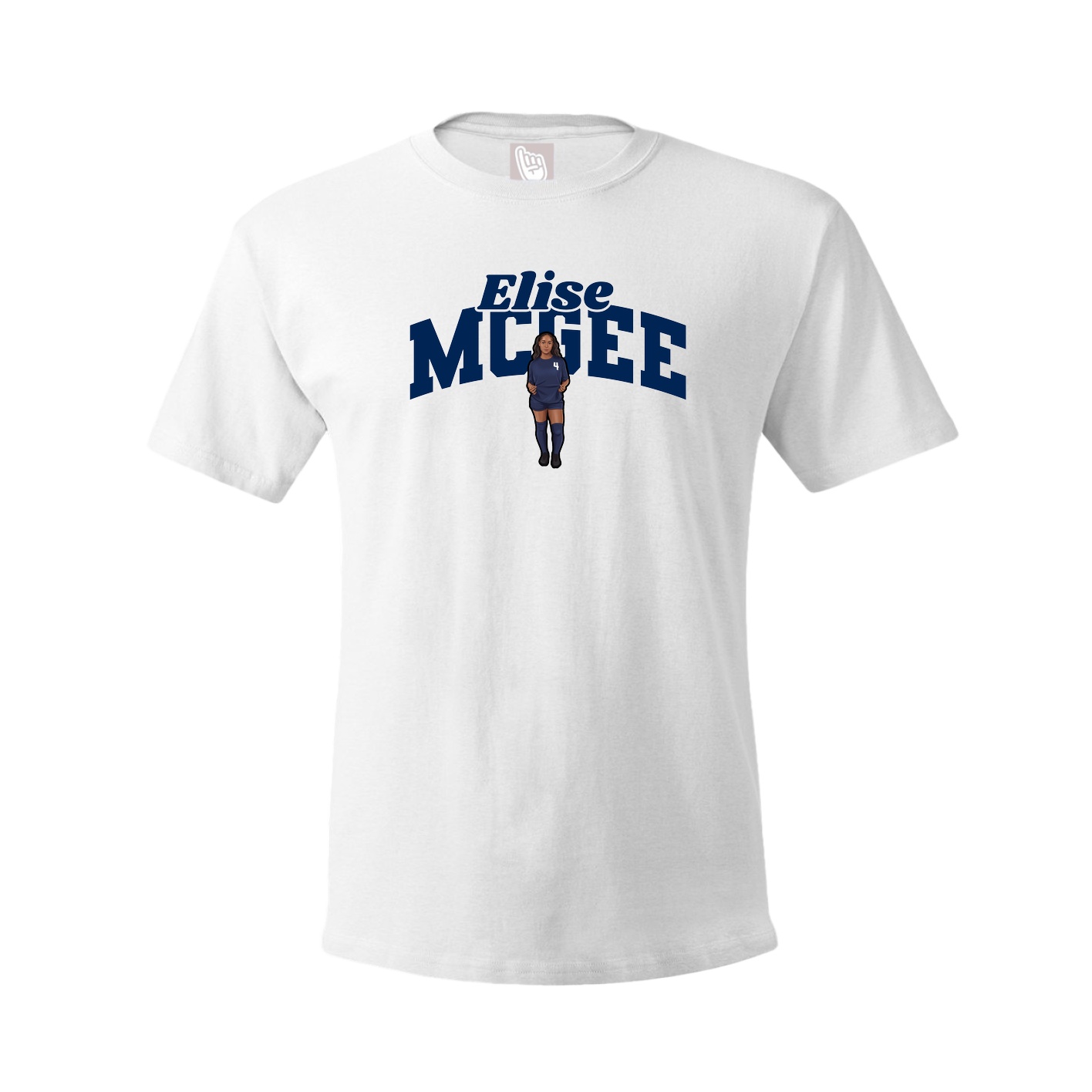 Youth Tee — Signature Arch in White