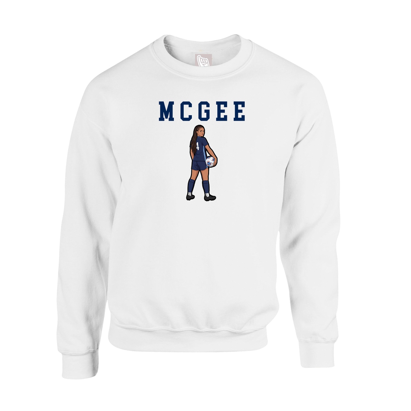 Fleece Crew — Shirsey in White