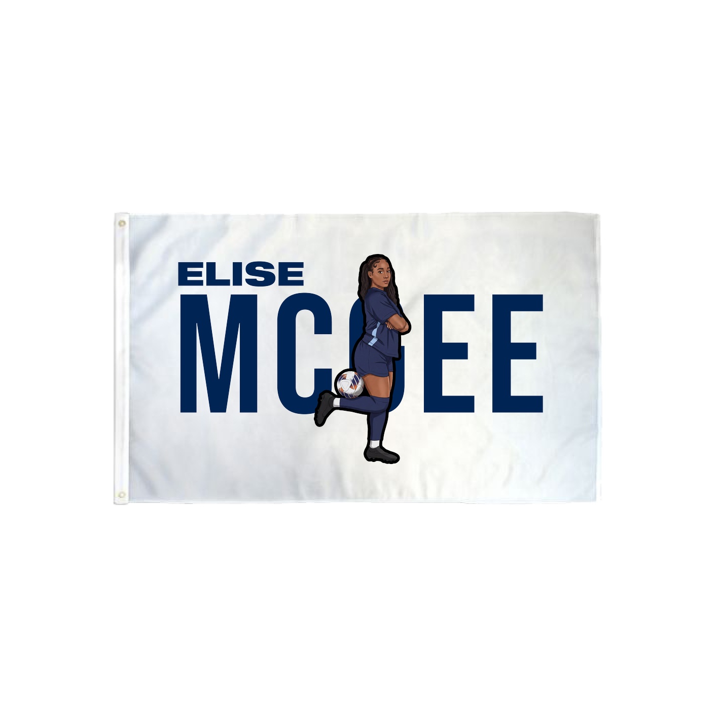 3x5 Flag — Player Name in Classic
